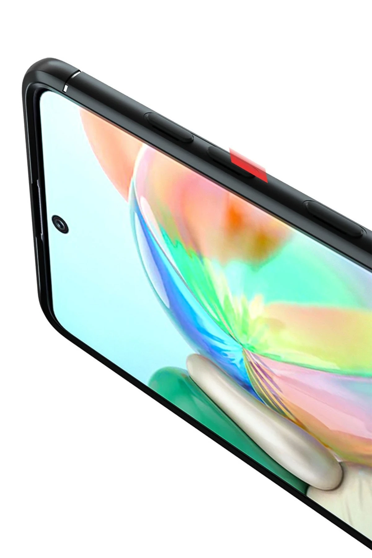 Newface Samsung Galaxy M31S Kılıf Range Yüzüklü Silikon - Siyah — görsel 6