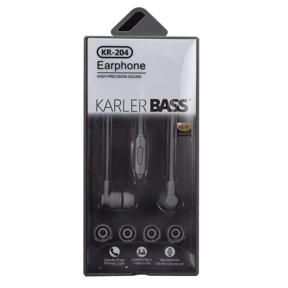 Karler Bass KR-204 Kablolu Kulaklık - Siyah — görsel 11