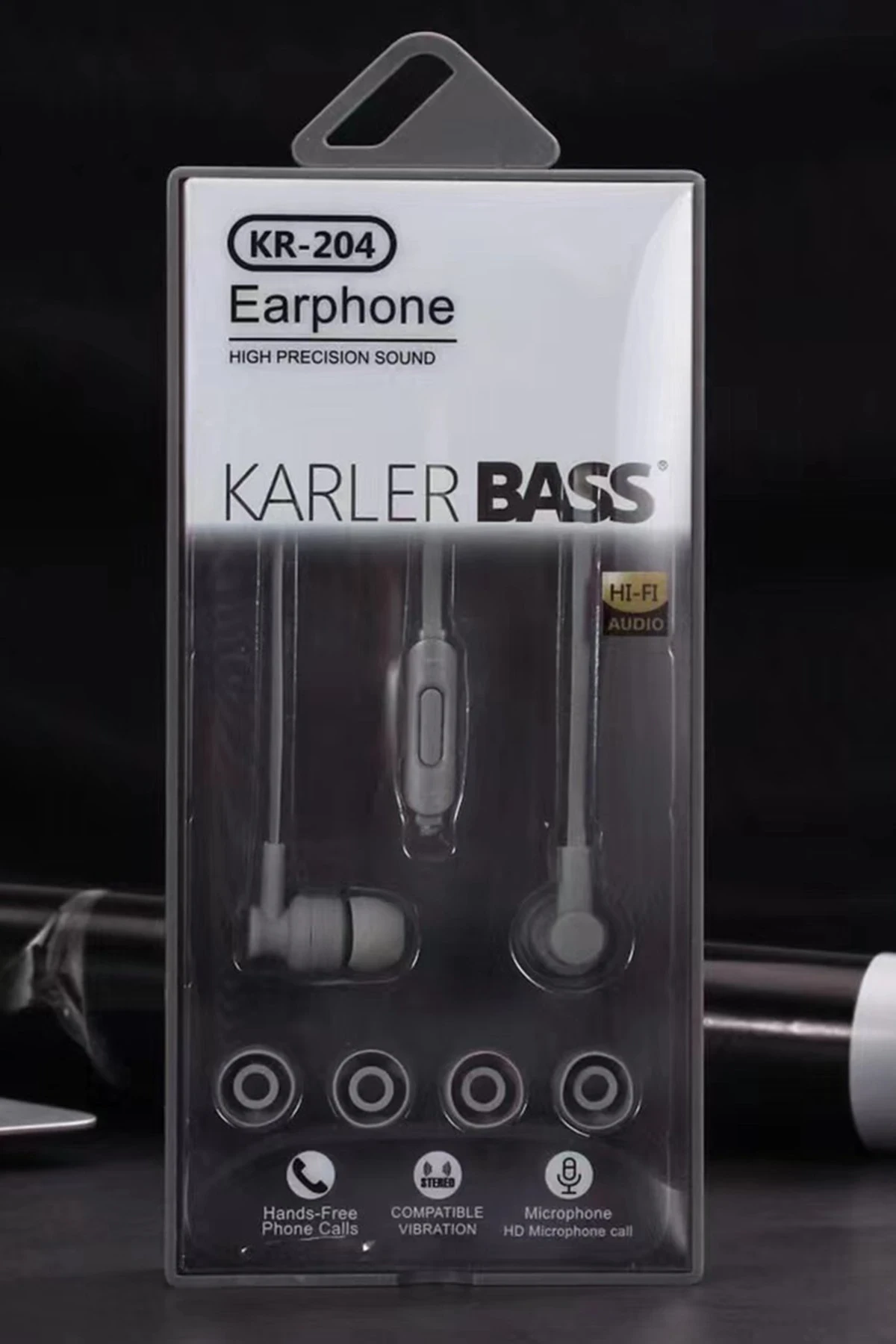 Karler Bass KR-204 Kablolu Kulaklık - Siyah — görsel 5