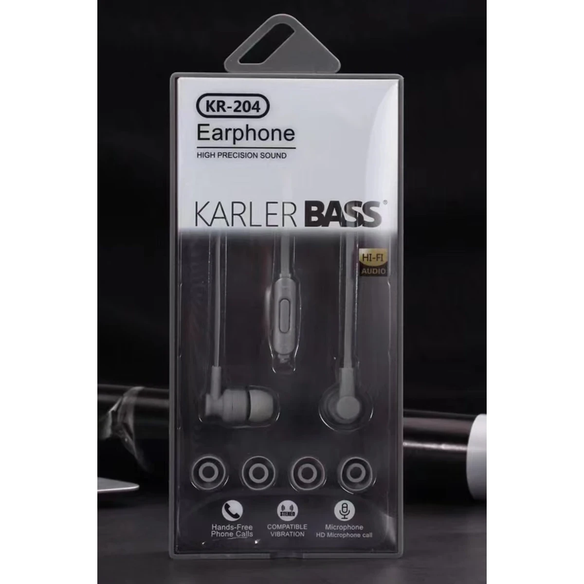 Karler Bass KR-204 Kablolu Kulaklık - Siyah — görsel 10
