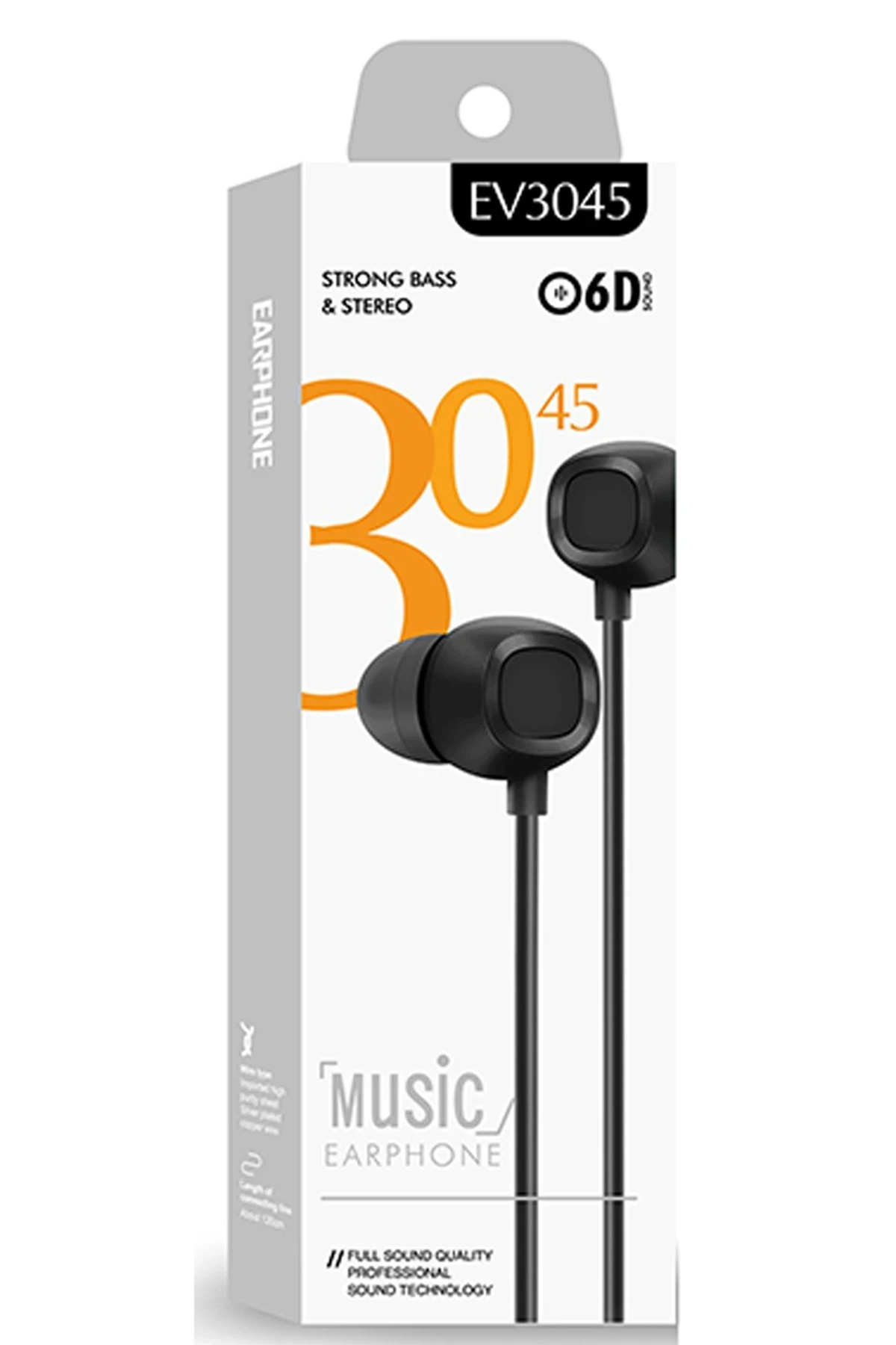 Karler Bass EV-3045 Kablolu Kulaklık - Siyah