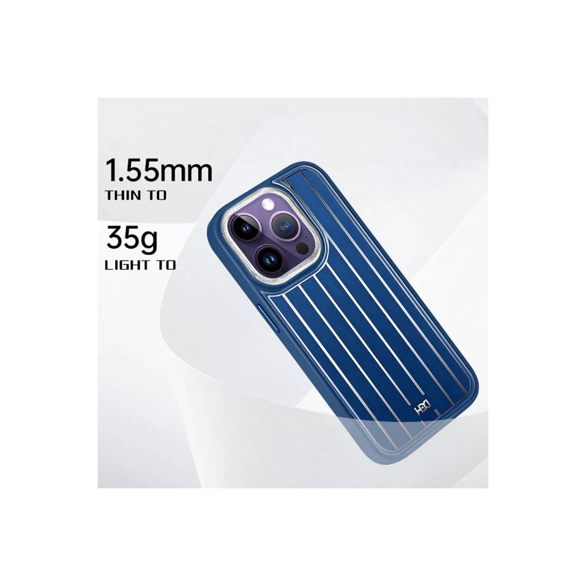 HDD Apple iPhone 14 Kılıf HBC-190 Kolaj Kapak - Kahverengi