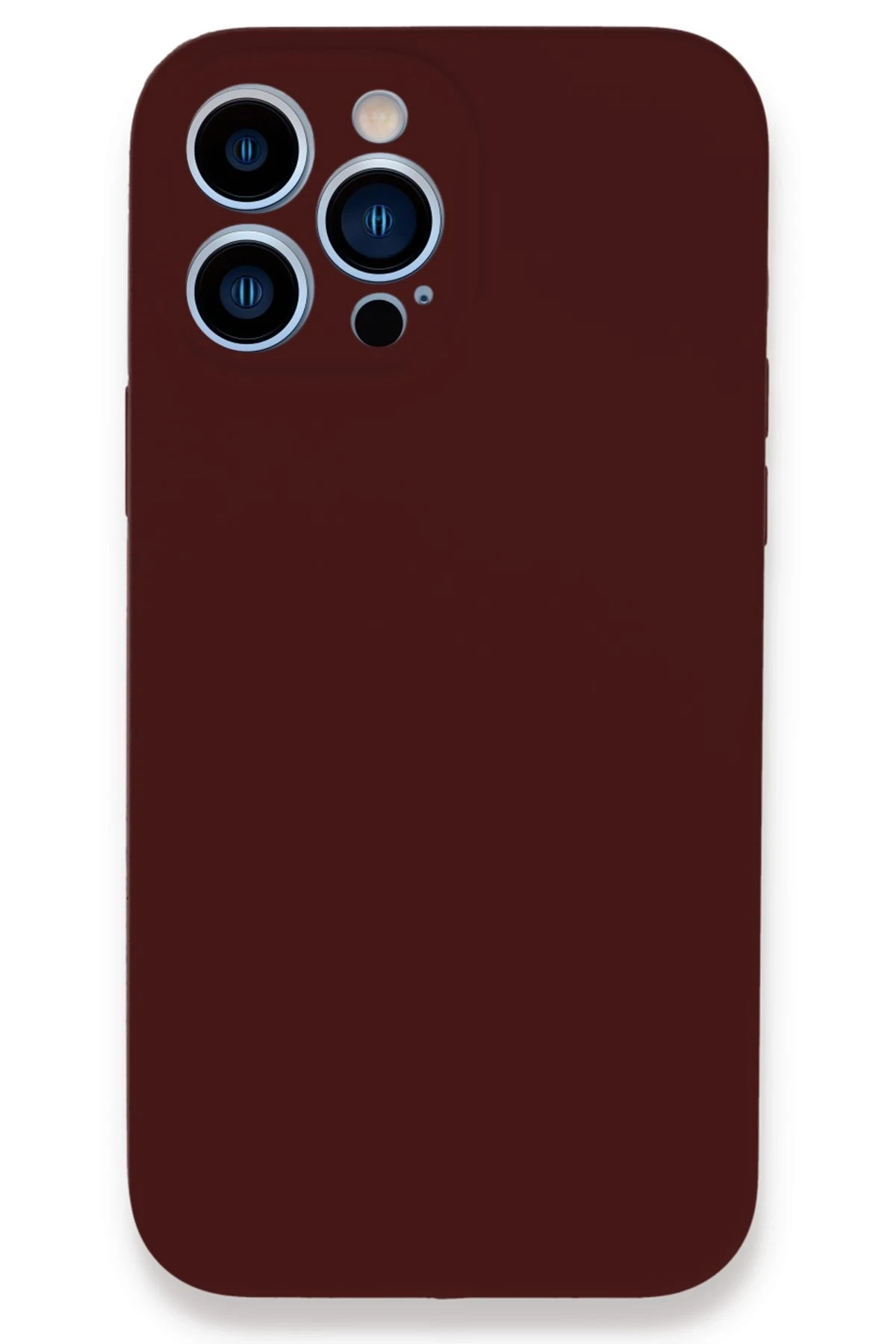 Newface iPhone 13 Pro Kılıf Lansman Legant Silikon - Bordo