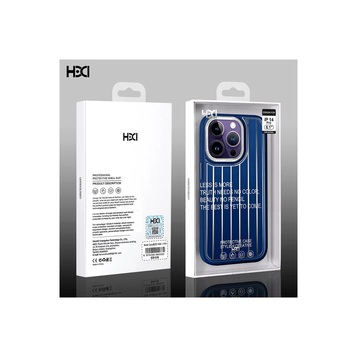 HDD Apple iPhone 14 Pro Kılıf HBC-190 Kolaj Kapak - Koyu Yeşil