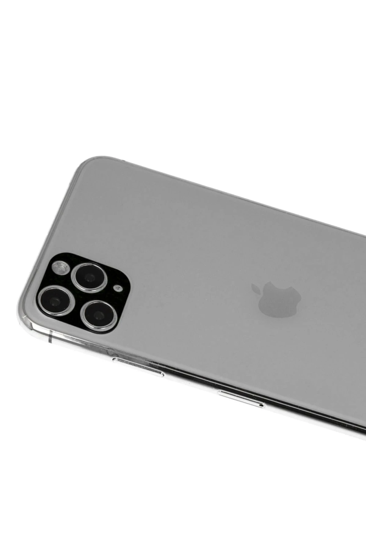 Newface Apple iPhone 11 Pro Max Rainbow Kamera Lens Koruma Cam - Siyah