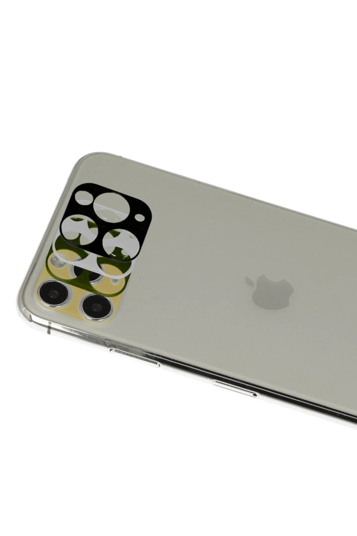 Newface Apple iPhone 11 Pro Max Rainbow Kamera Lens Koruma Cam - Siyah — görsel 2