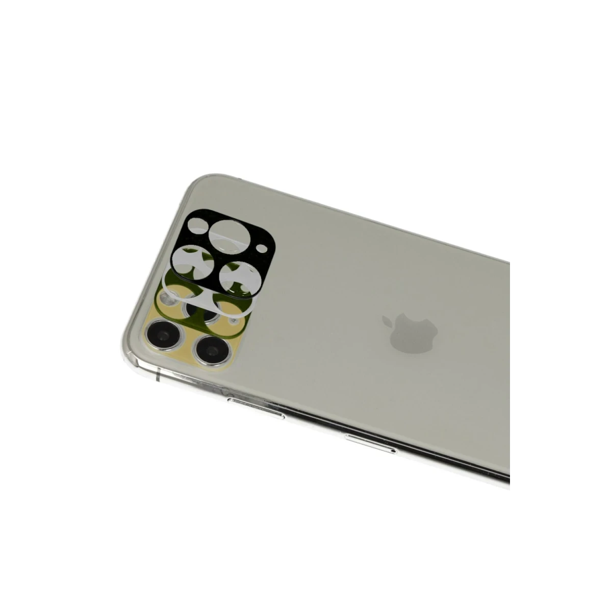 Newface Apple iPhone 11 Pro Max Rainbow Kamera Lens Koruma Cam - Siyah — görsel 4
