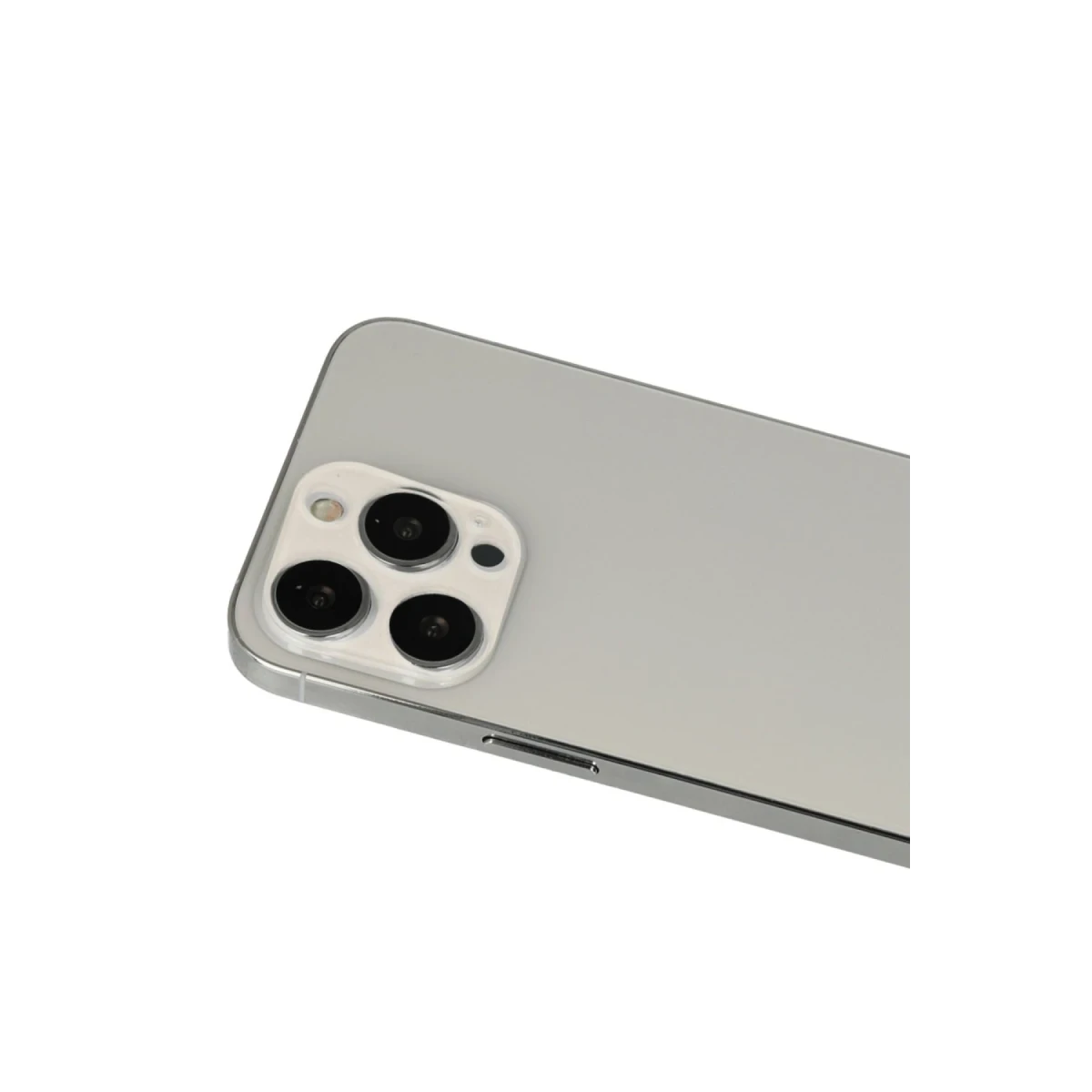 Newface Apple iPhone 13 Pro Max Rainbow Kamera Lens Koruma Cam - Beyaz