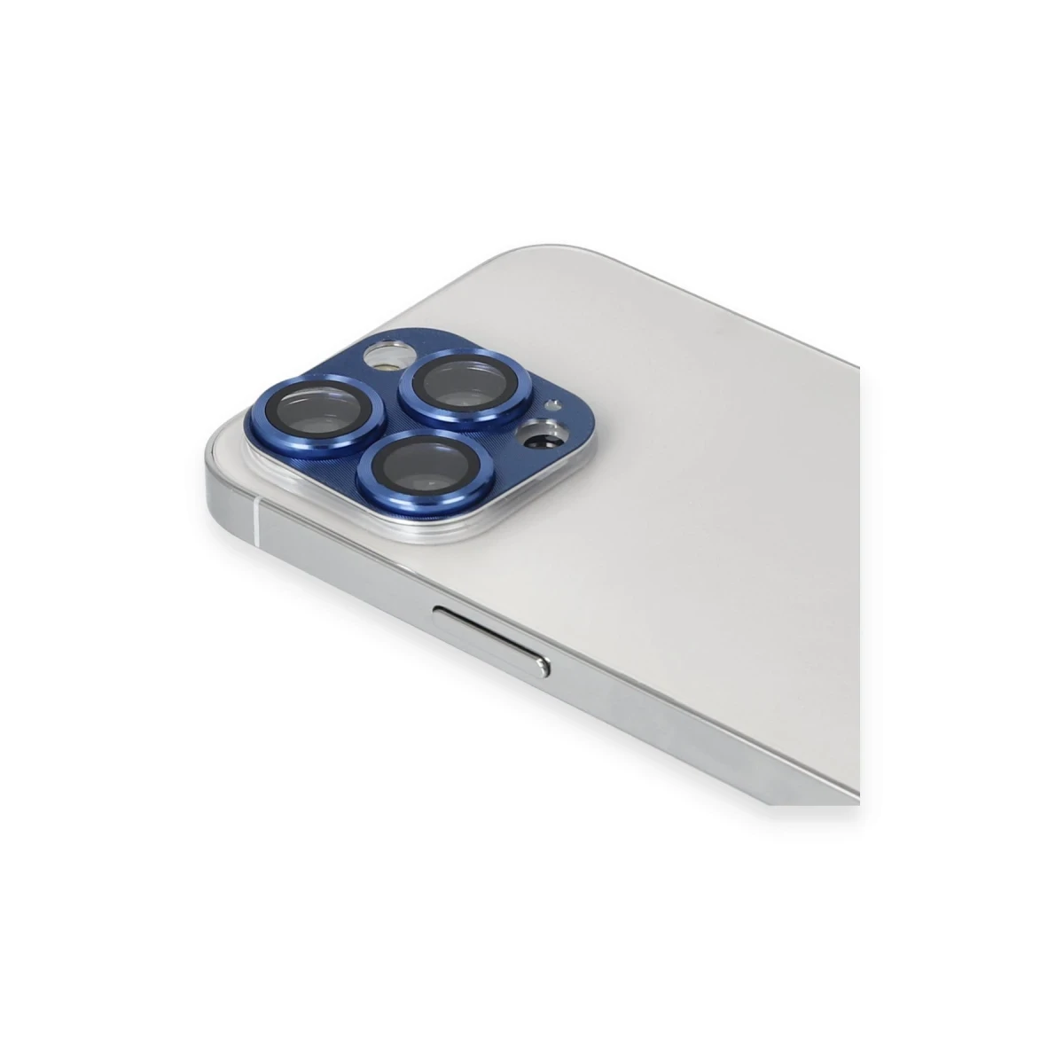 Newface Apple iPhone 13 Pro Max Pers Alüminyum Kamera Lens - Lacivert — görsel 5