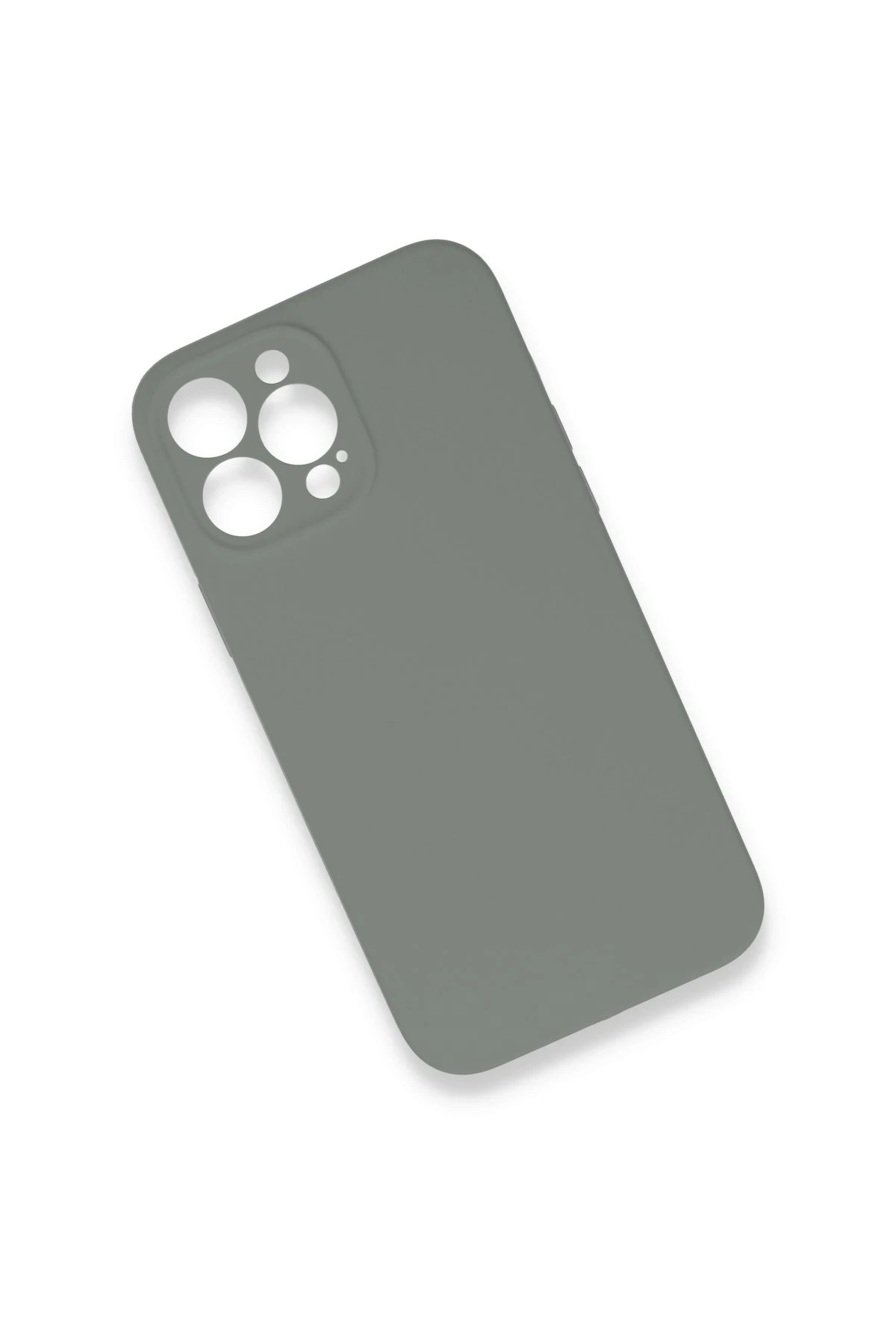 Newface iPhone 13 Pro Max Kılıf Lansman Legant Silikon - Gri