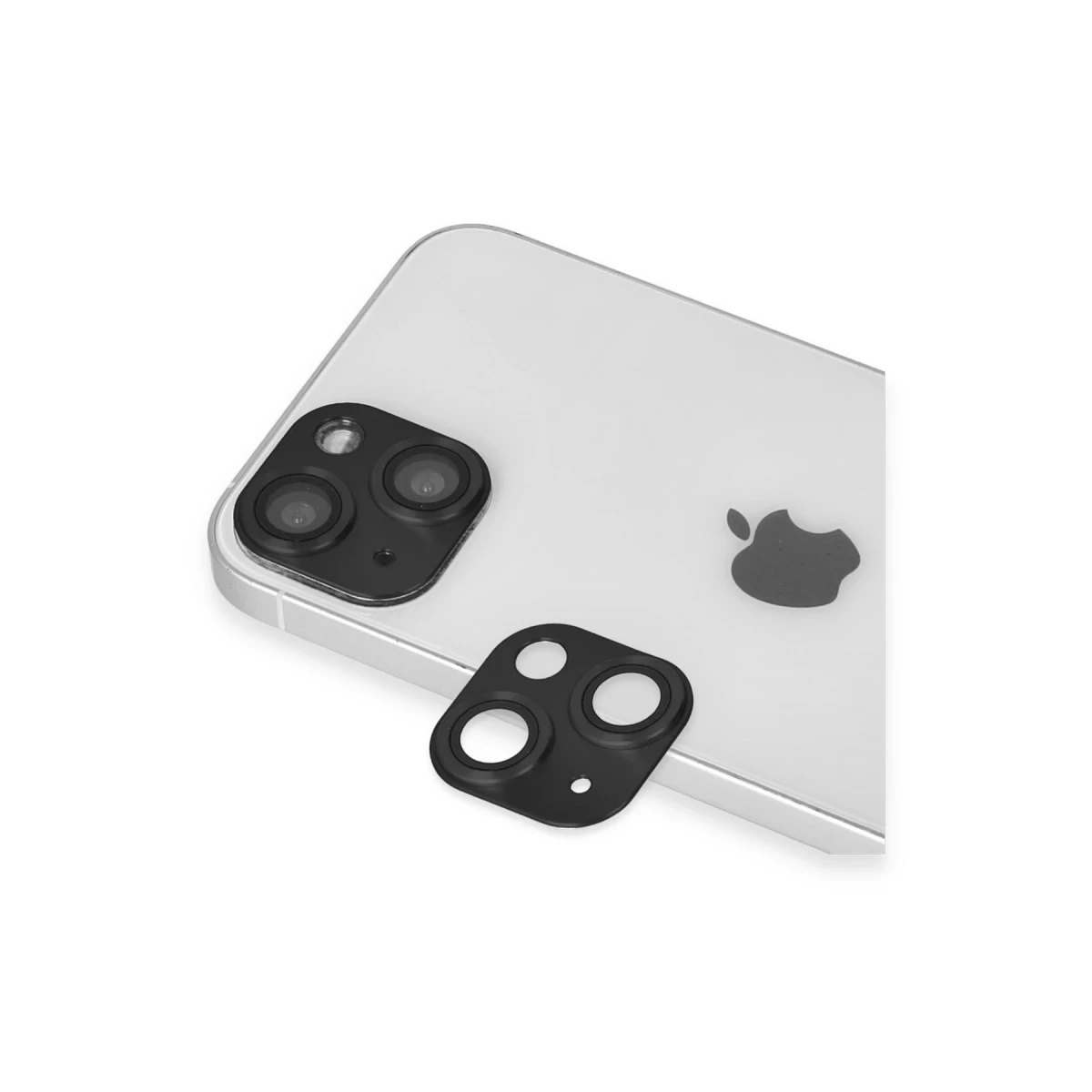 Newface Apple iPhone 13 Pers Alüminyum Kamera Lens - Siyah — görsel 5