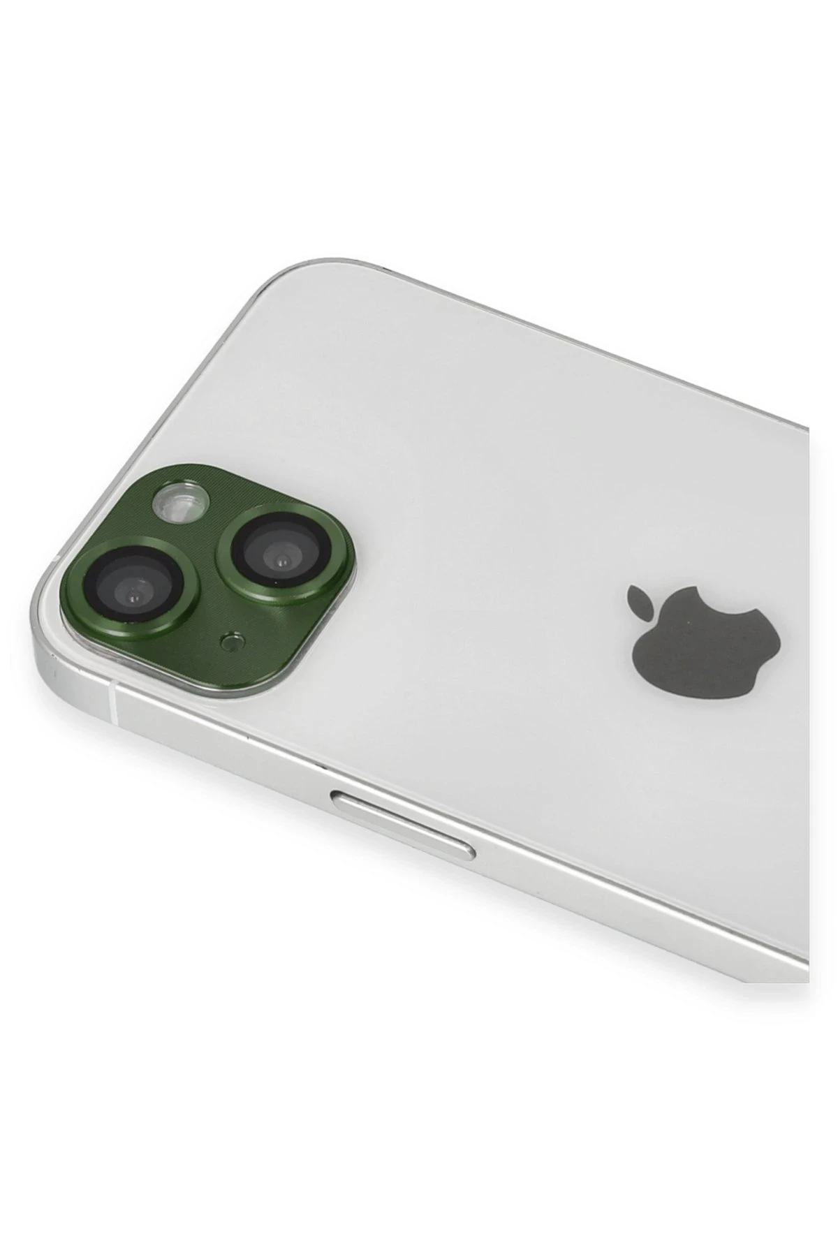 Newface iPhone 13 Pers Alüminyum Kamera Lens - Yeşil