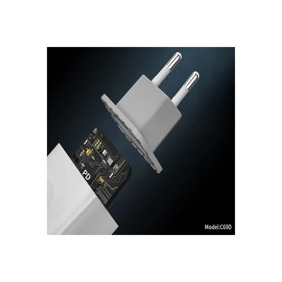 Konfulon C69D 20W + 1M 18W DC15 Type-C to Type-C Kablolu PD Şarj Cihazı — görsel 8
