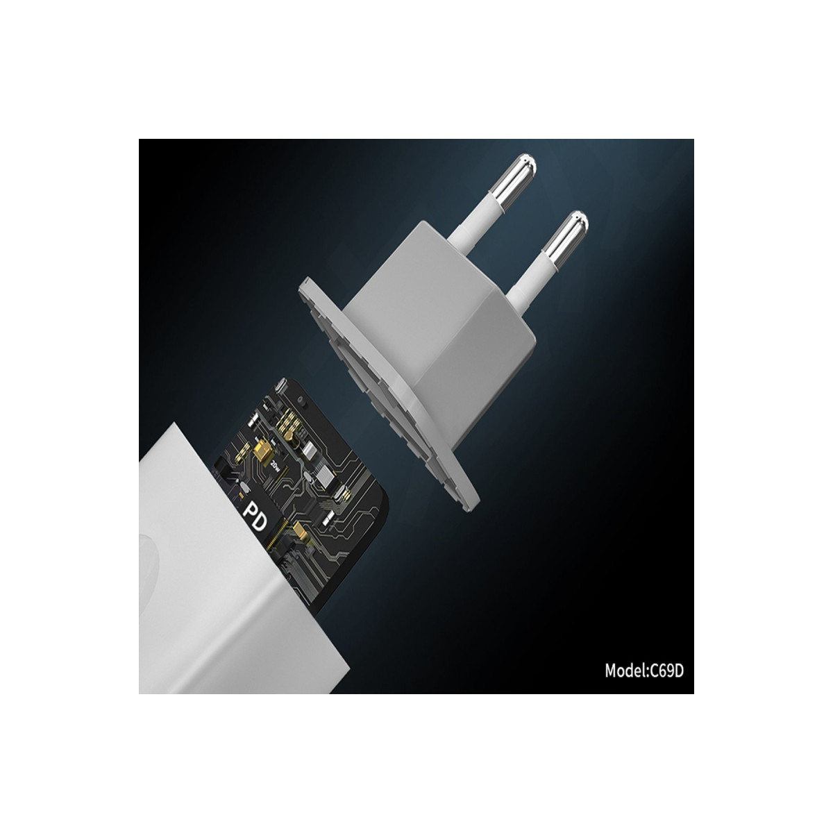Konfulon C69D 20W + 1M 18W DC15 Type-C to Type-C Kablolu PD Şarj Cihazı — görsel 12
