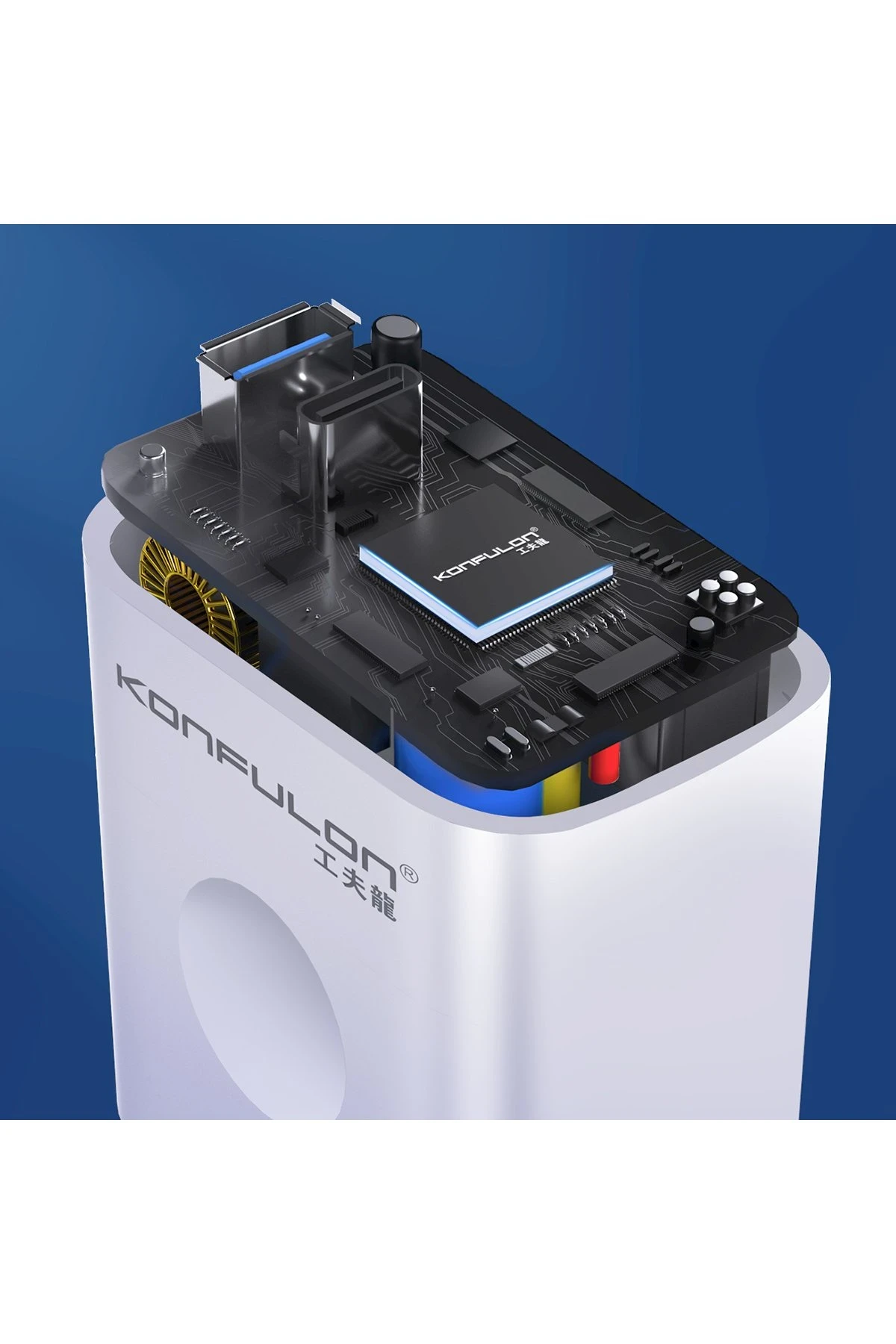 Konfulon C69Q 1 Adet 20W Type-C ve 1 Adet 18W Usb 3.0 Çıkışlı PD Şarj Cihazı — görsel 3