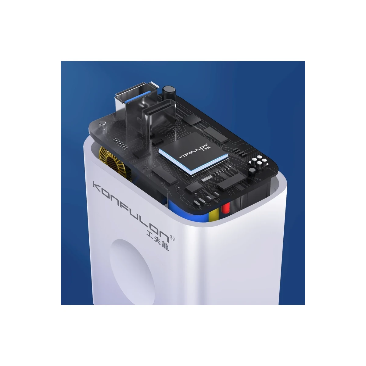 Konfulon C69Q 1 Adet 20W Type-C ve 1 Adet 18W Usb 3.0 Çıkışlı PD Şarj Cihazı — görsel 8