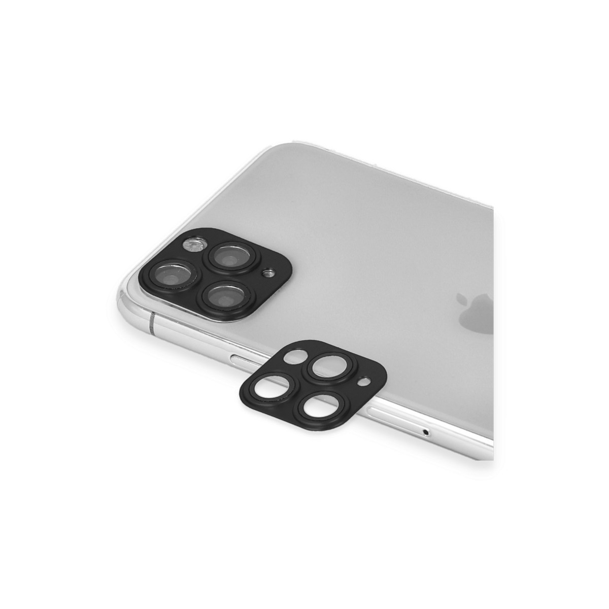 Newface Apple iPhone 11 Pro Max Pers Alüminyum Kamera Lens - Siyah — görsel 9