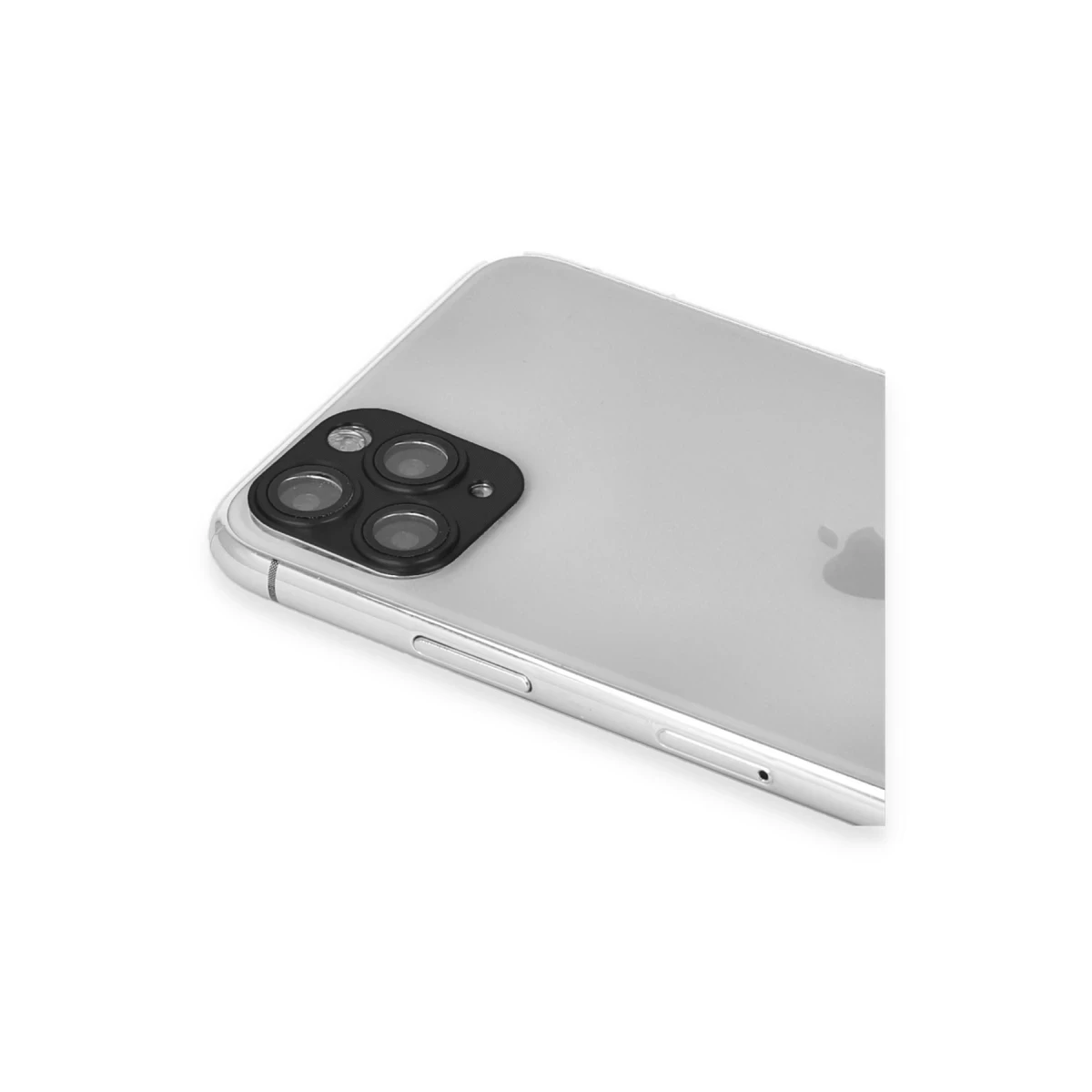Newface Apple iPhone 11 Pro Max Pers Alüminyum Kamera Lens - Siyah — görsel 7