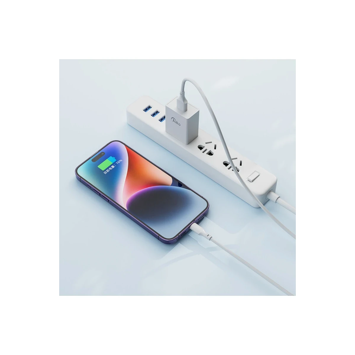 Joko JK77 12W + PX17 1M 2.4A Usb to Lightning Kablolu PD Şarj Cihazı — görsel 10
