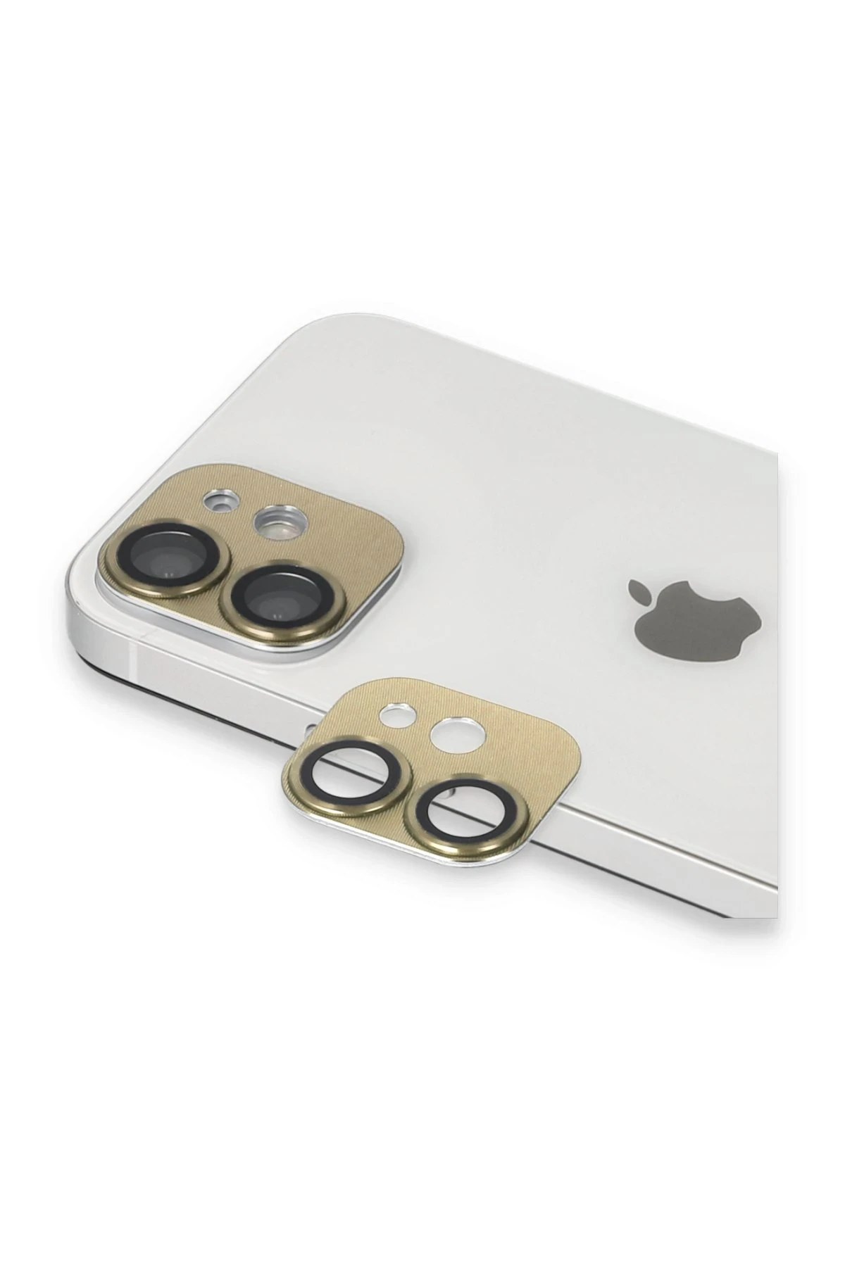 Newface iPhone 11 Pers Alüminyum Kamera Lens - Gold