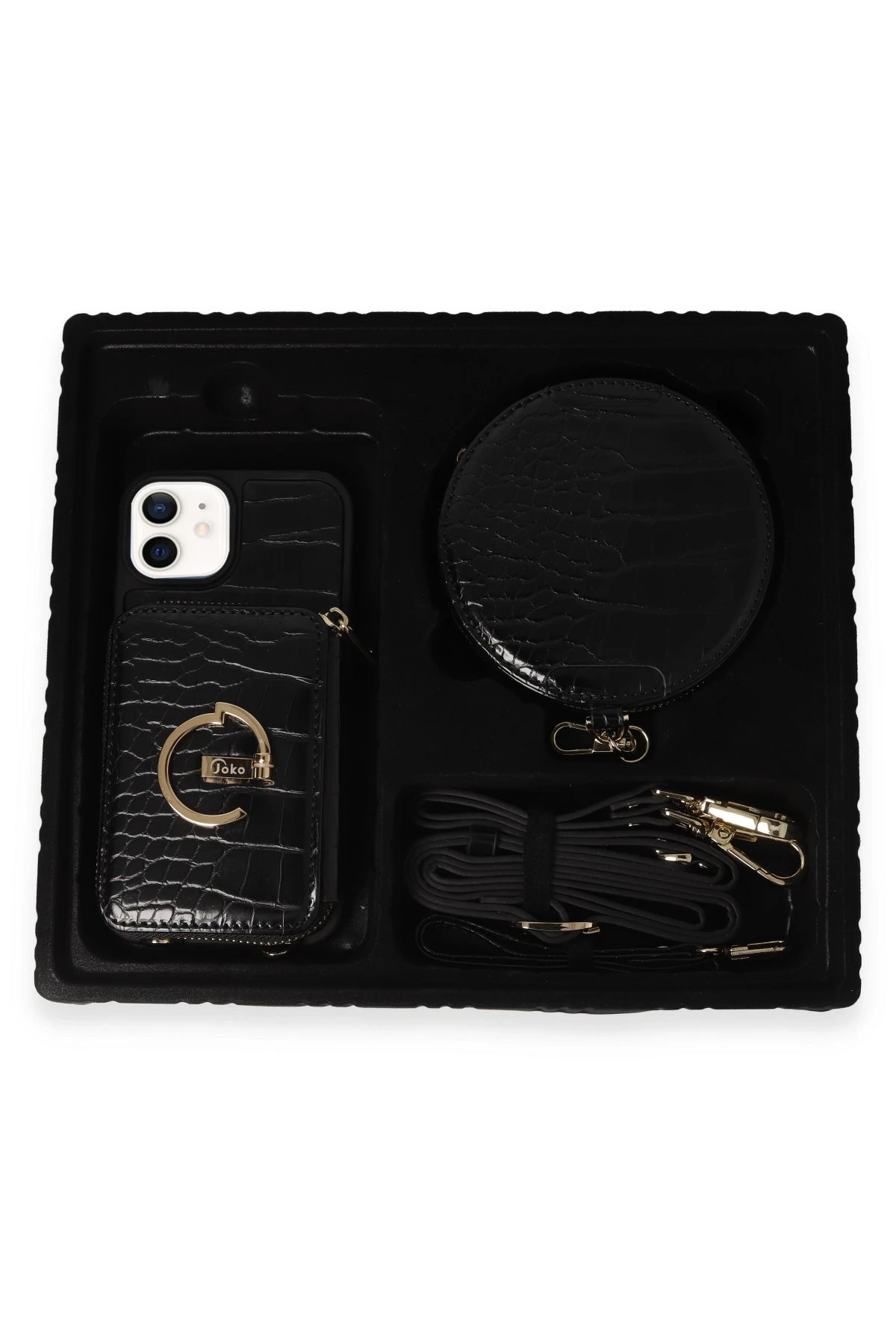 Joko Apple iPhone 11 Kılıf Ermes Kapak - Siyah — görsel 5
