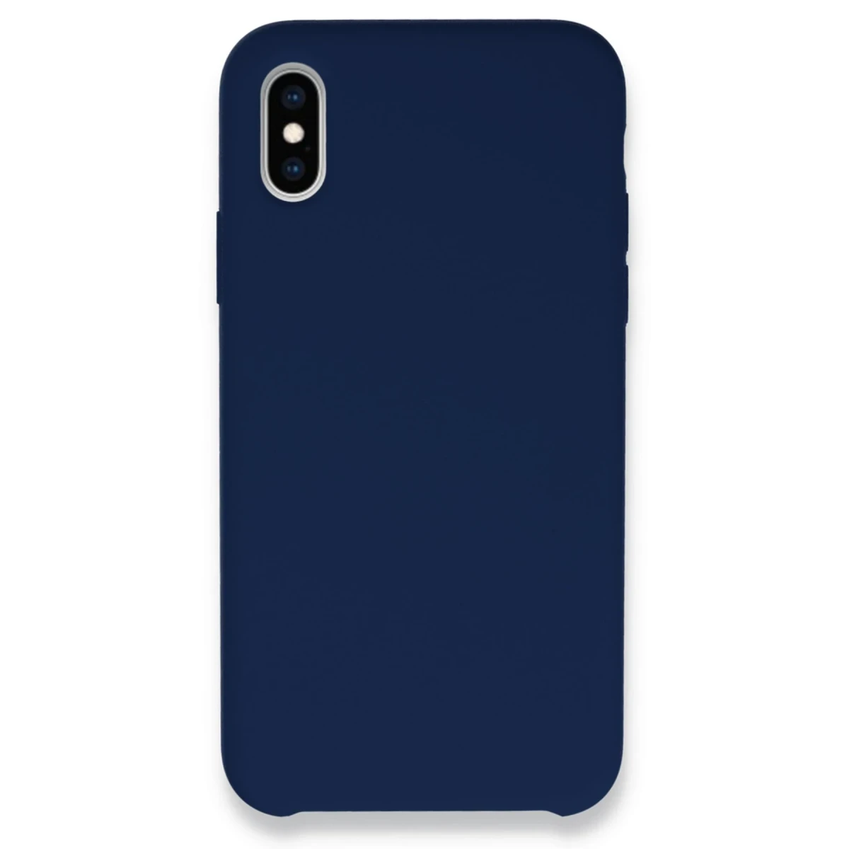 Newface Apple iPhone XS Max Kılıf Lansman Legant Silikon - Lacivert