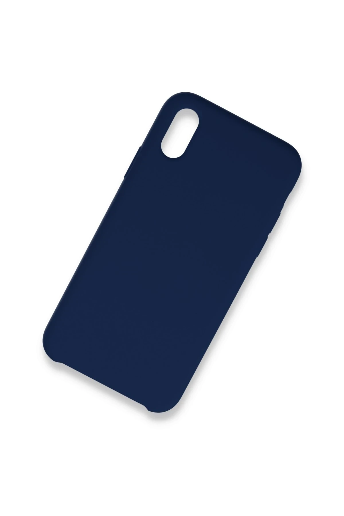 Newface iPhone XS Max Kılıf Lansman Legant Silikon - Lacivert