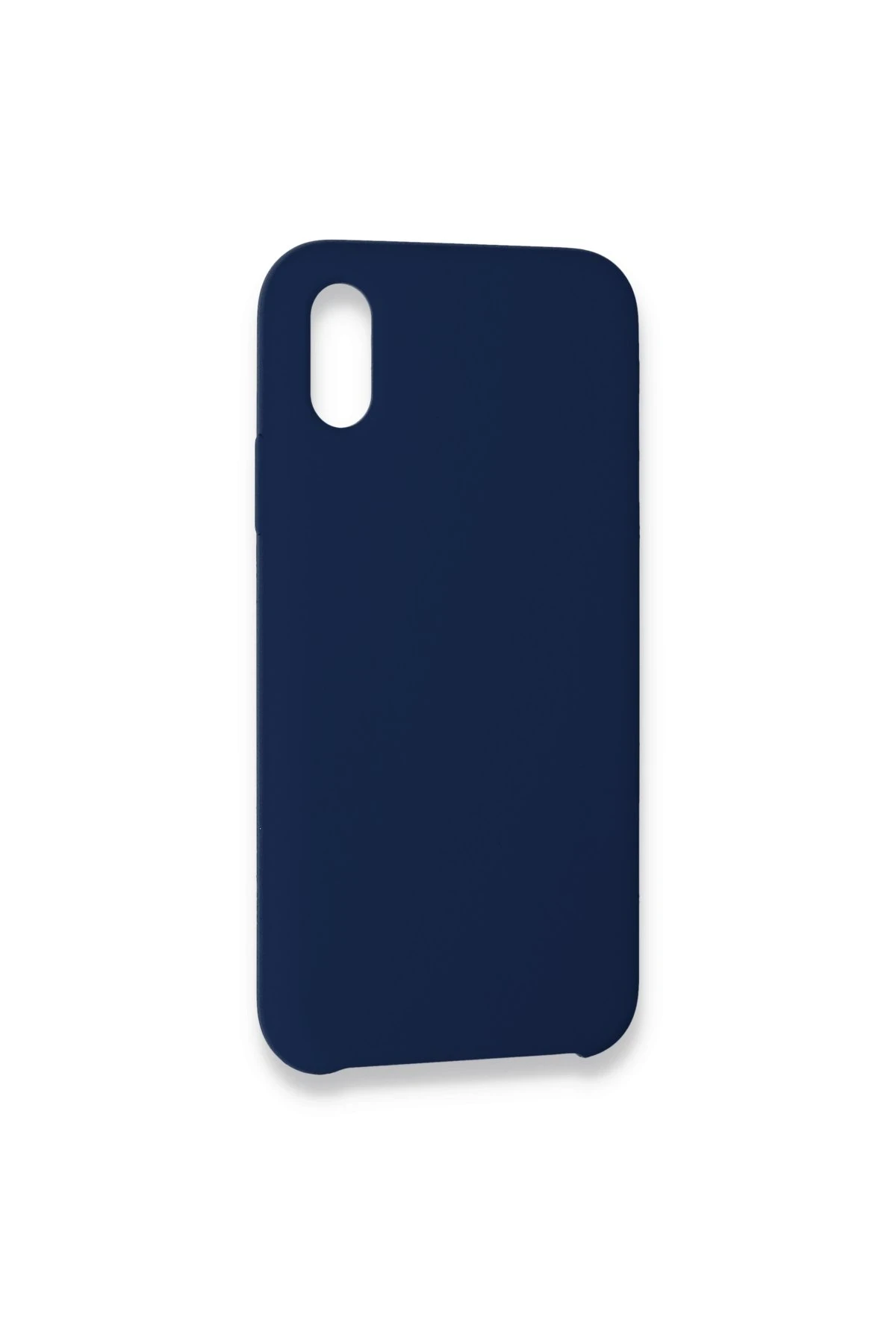 Newface iPhone XS Max Kılıf Lansman Legant Silikon - Lacivert