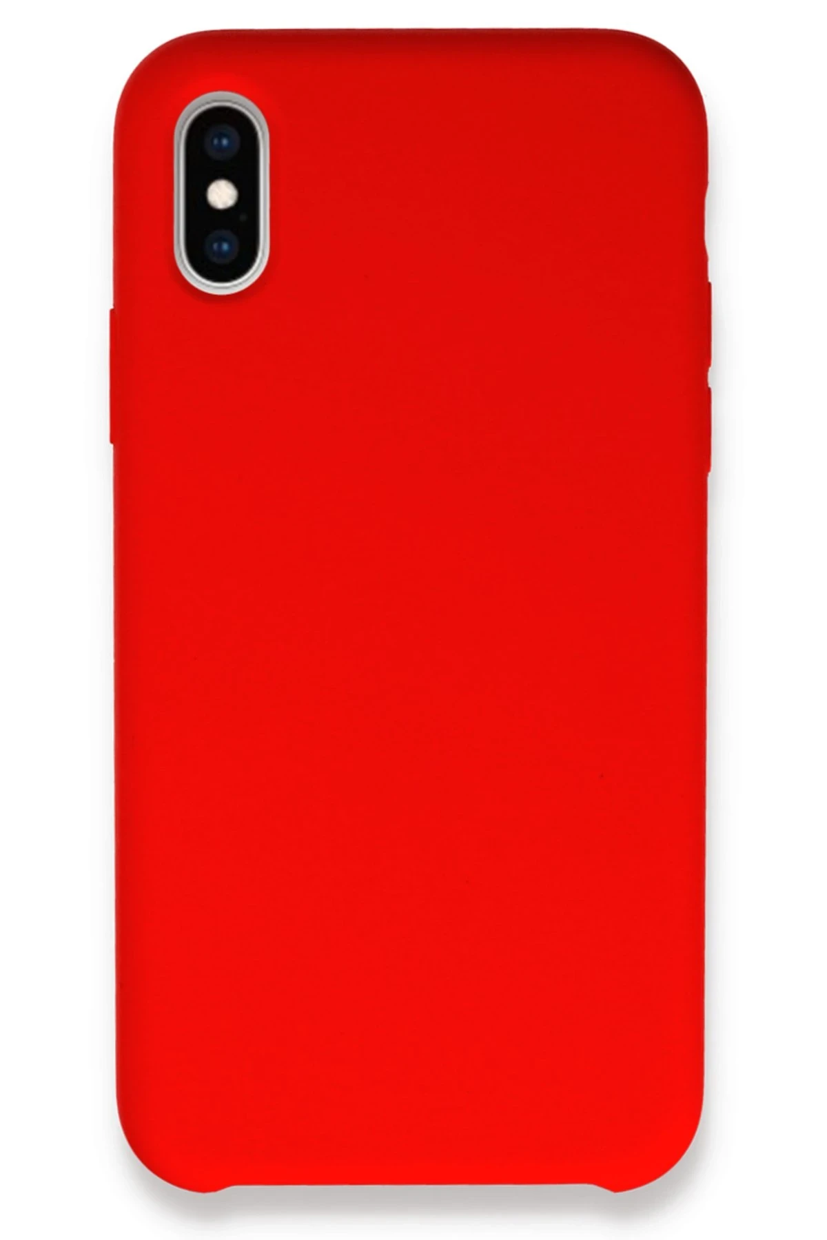 Newface iPhone XS Max Kılıf Lansman Legant Silikon - Kırmızı
