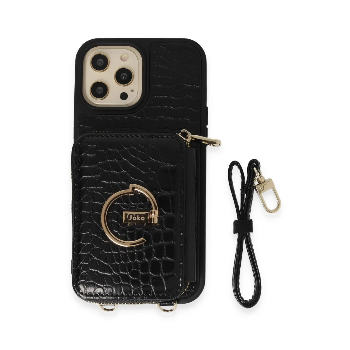 Joko Apple iPhone 13 Pro Max Kılıf Ermes Kapak - Siyah — görsel 7