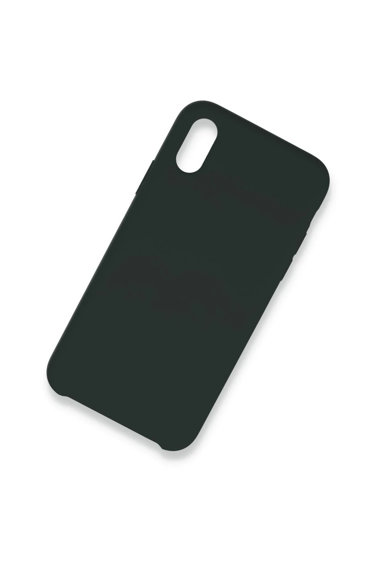 Newface iPhone XS Max Kılıf Lansman Legant Silikon - Koyu Yeşil