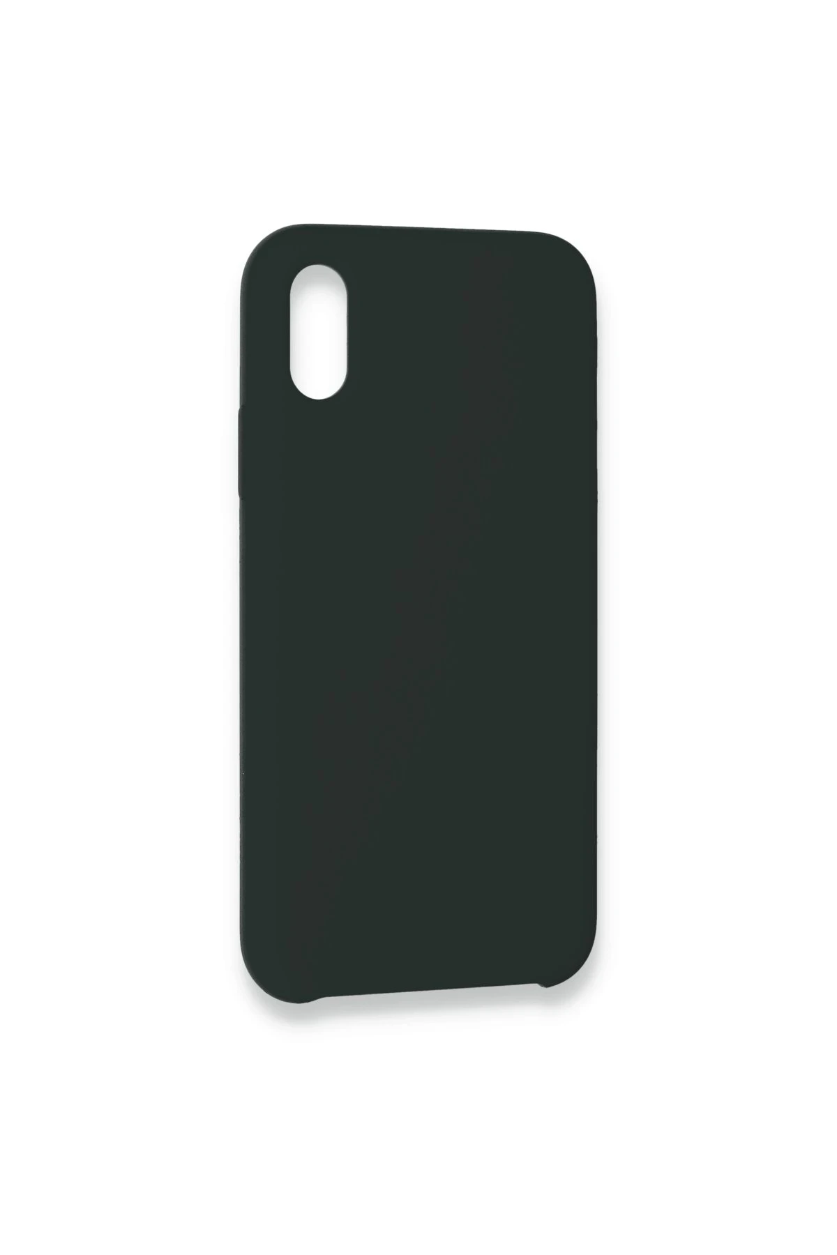 Newface iPhone XS Max Kılıf Lansman Legant Silikon - Koyu Yeşil
