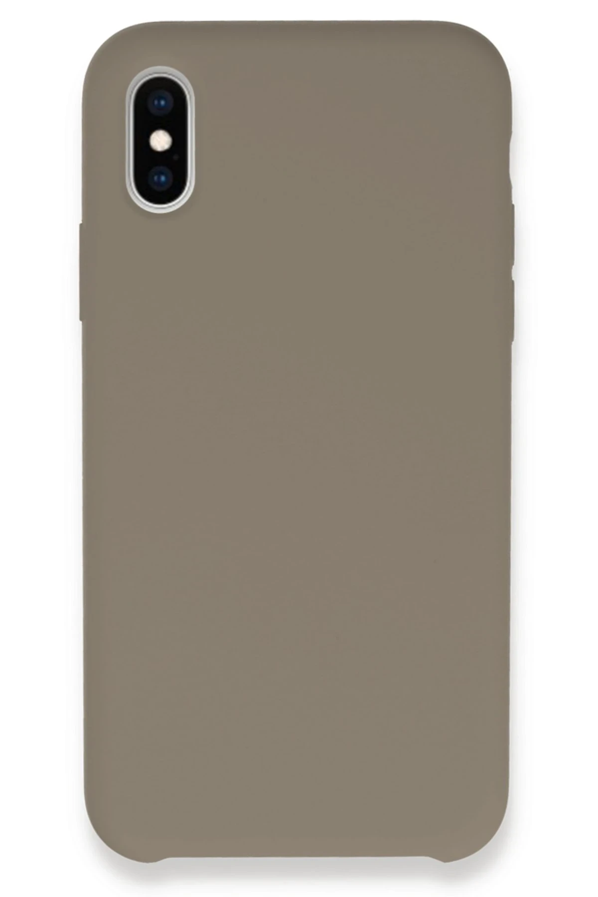 Newface iPhone XS Max Kılıf Lansman Legant Silikon - Bej