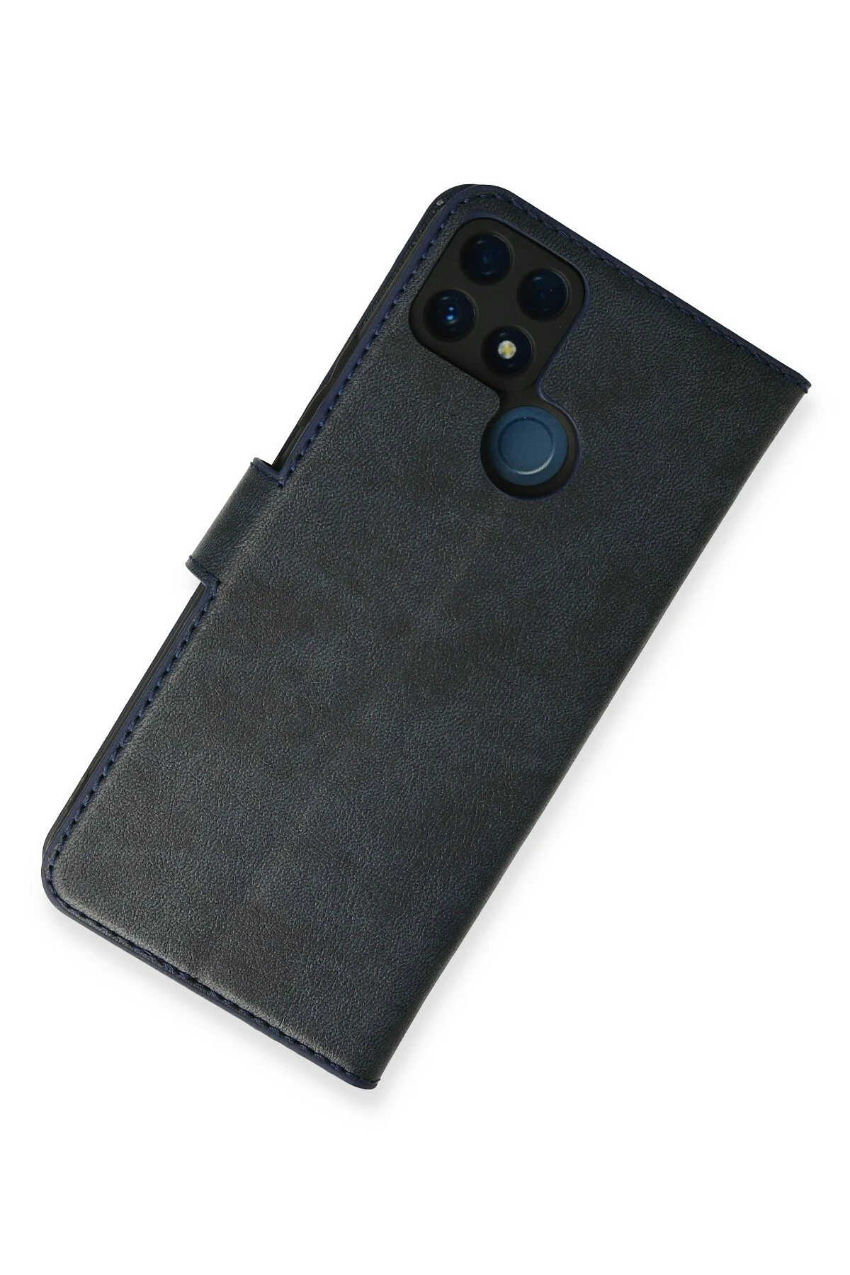 Newface Realme C25 Kılıf Trend S Plus Kapaklı Kılıf - Lacivert