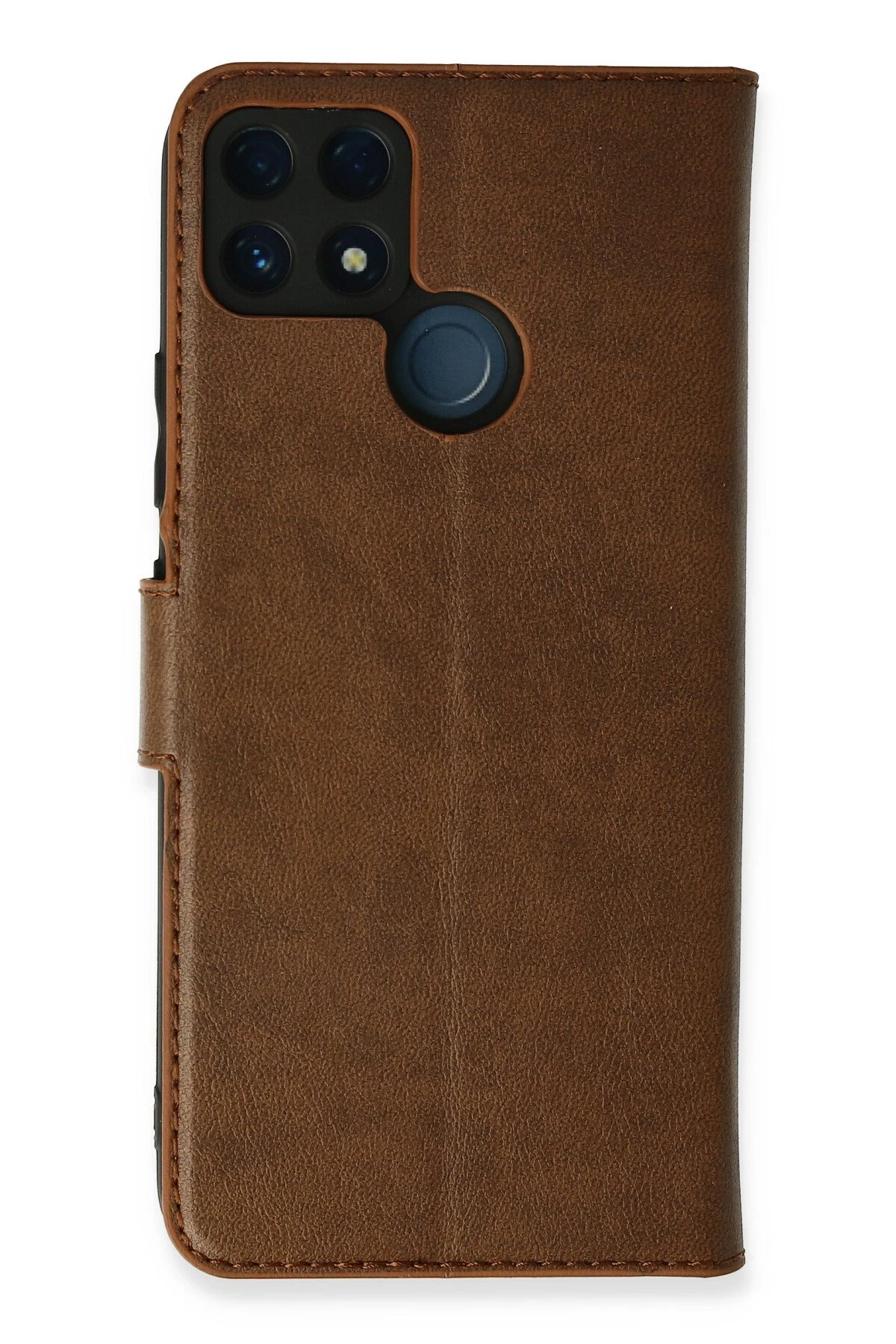 Newface Realme C25 Kılıf Trend S Plus Kapaklı Kılıf - Taba