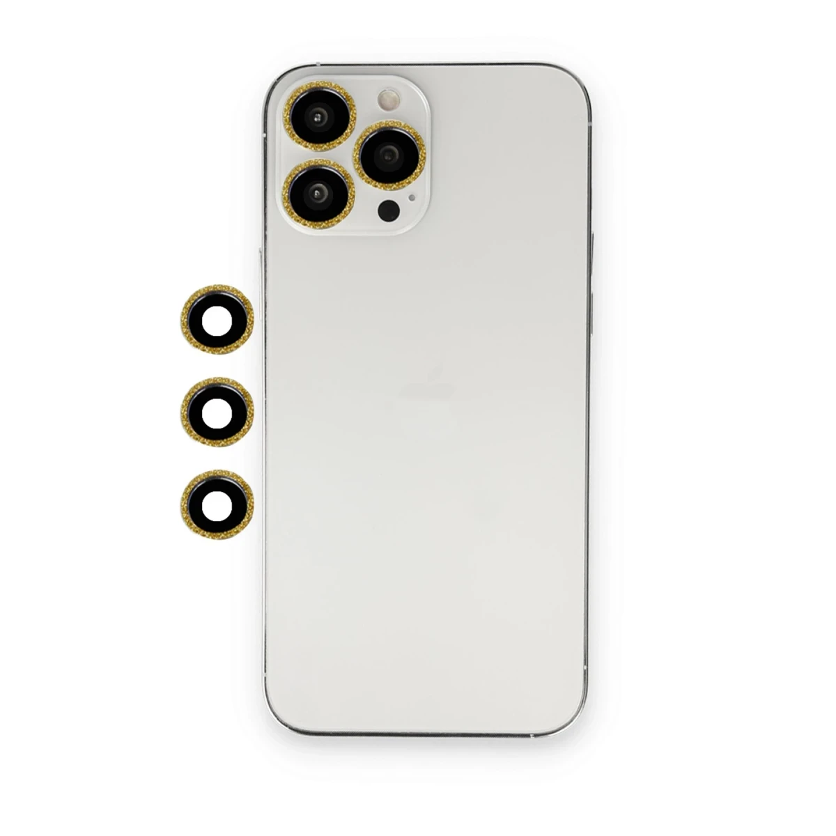 Newface Apple iPhone 12 Pro Shine Kamera Lens - Gold — görsel 2