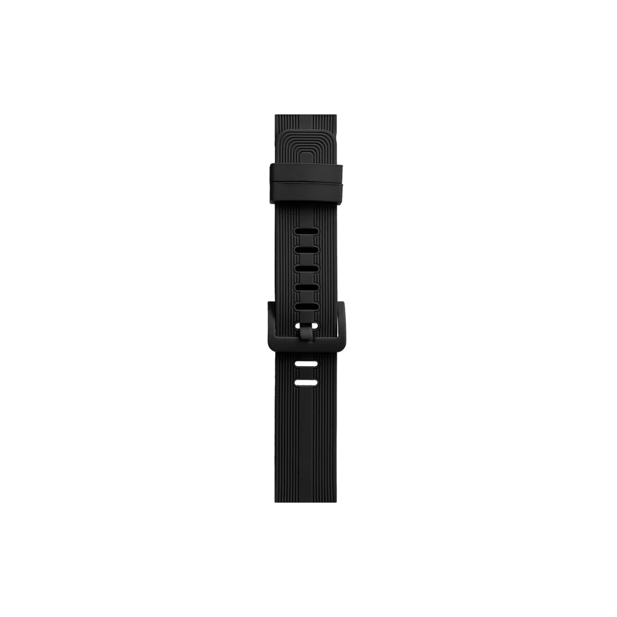 Newface Apple Watch 42mm KR408 Çizgili Silikon Kordon - Siyah — görsel 6