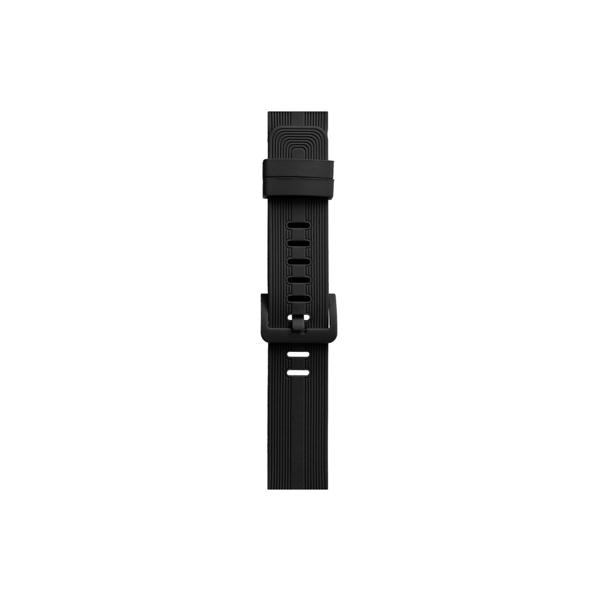 Newface Apple Watch 42mm KR408 Çizgili Silikon Kordon - Siyah — görsel 9