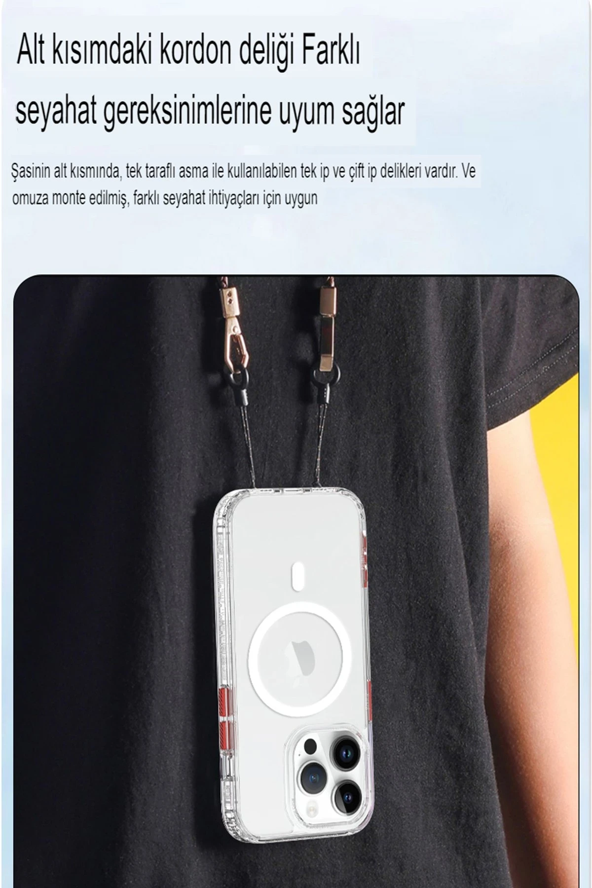 Joko Apple iPhone 14 Pro Max Kılıf Ramos Magsafe Kapak - Siyah — görsel 8