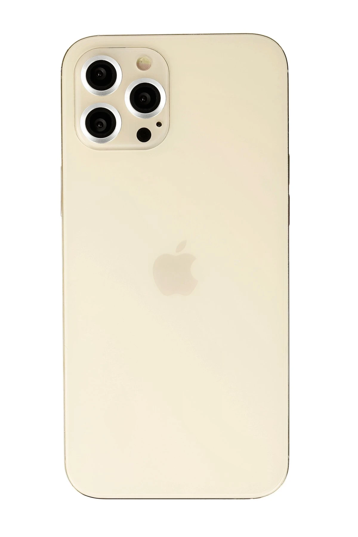 Newface Apple iPhone 12 Pro Max Metal Kamera Lens - Gümüş