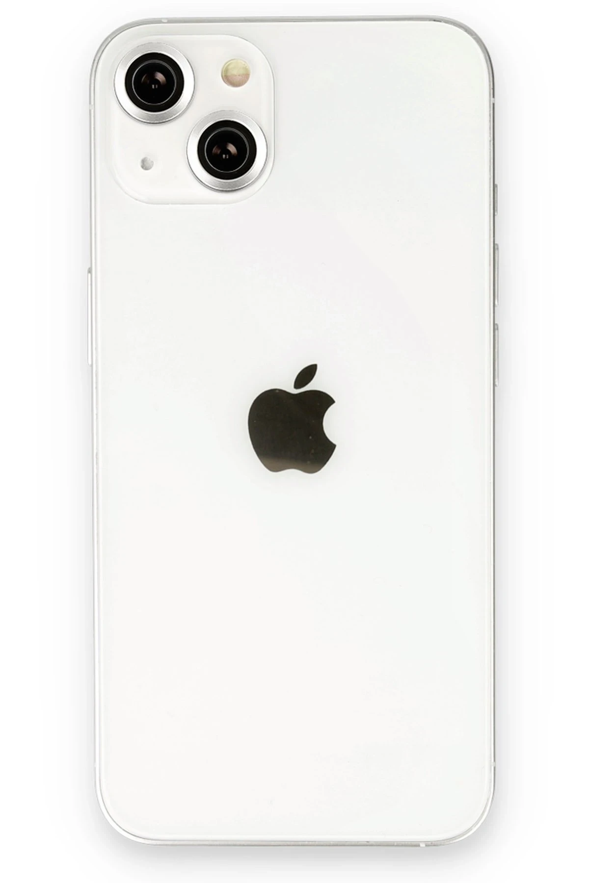 Newface Apple iPhone 13 Metal Kamera Lens - Gümüş