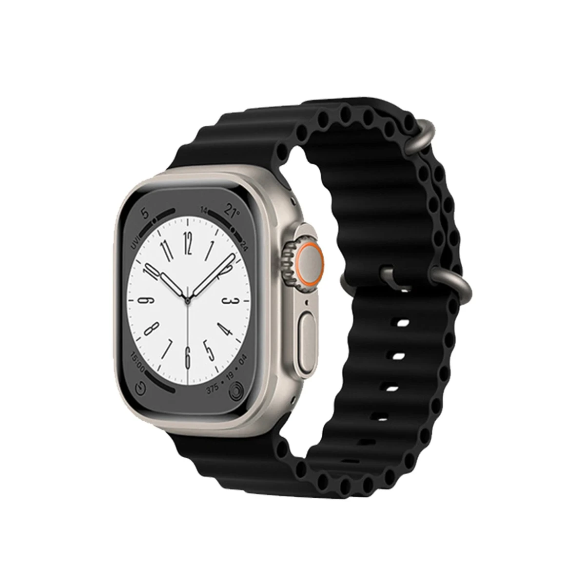 Newface Apple Watch 42mm Ocean Kordon - Siyah — görsel 2