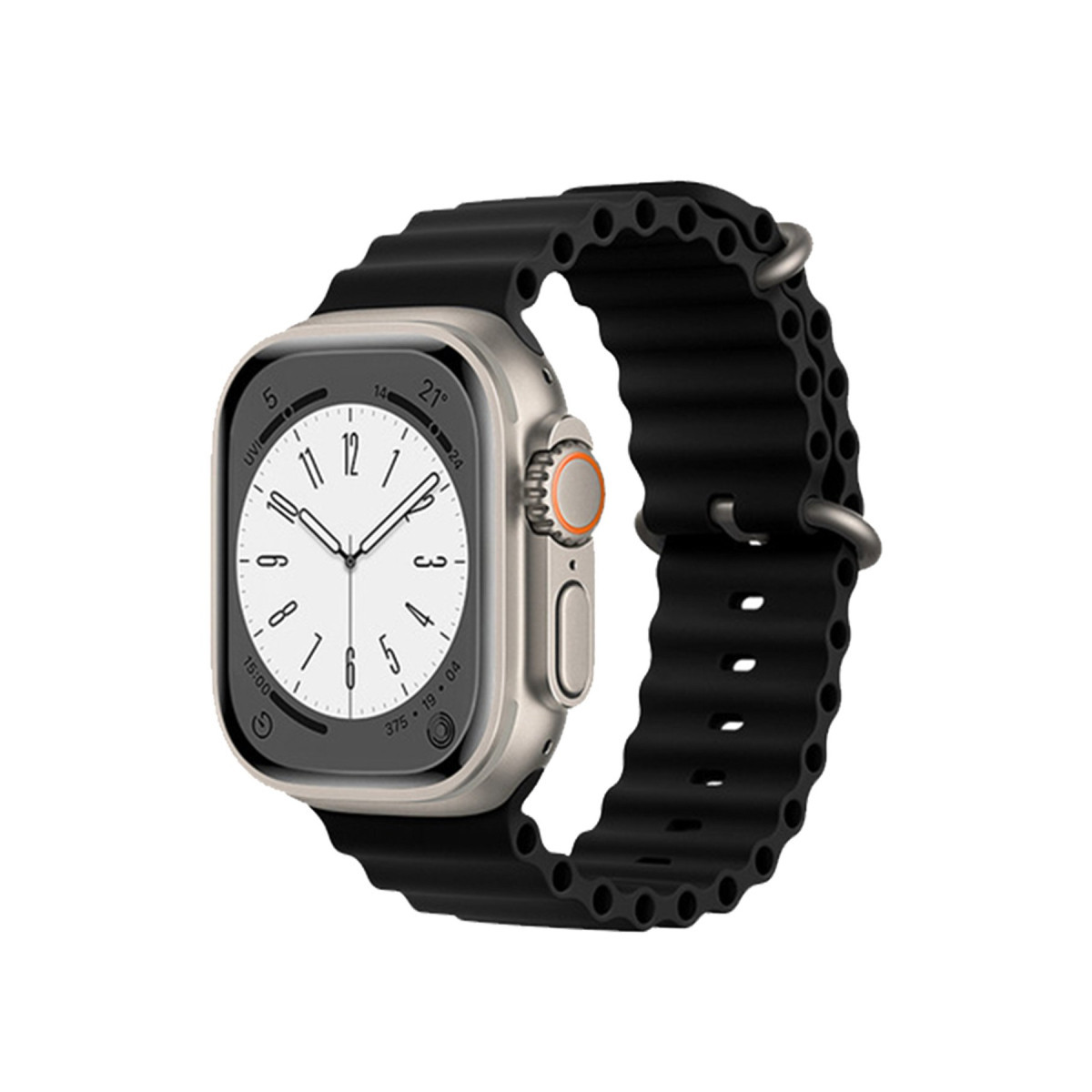 Newface Apple Watch 42mm Ocean Kordon - Siyah — görsel 3