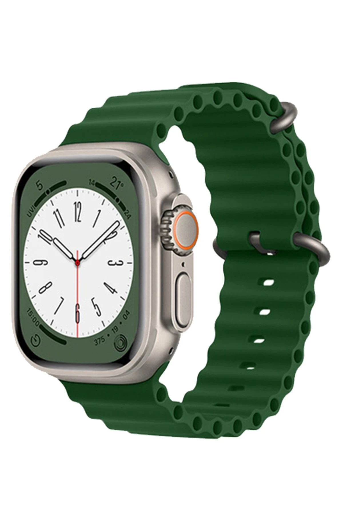 Newface Apple Watch 42mm Ocean Kordon - Koyu Yeşil