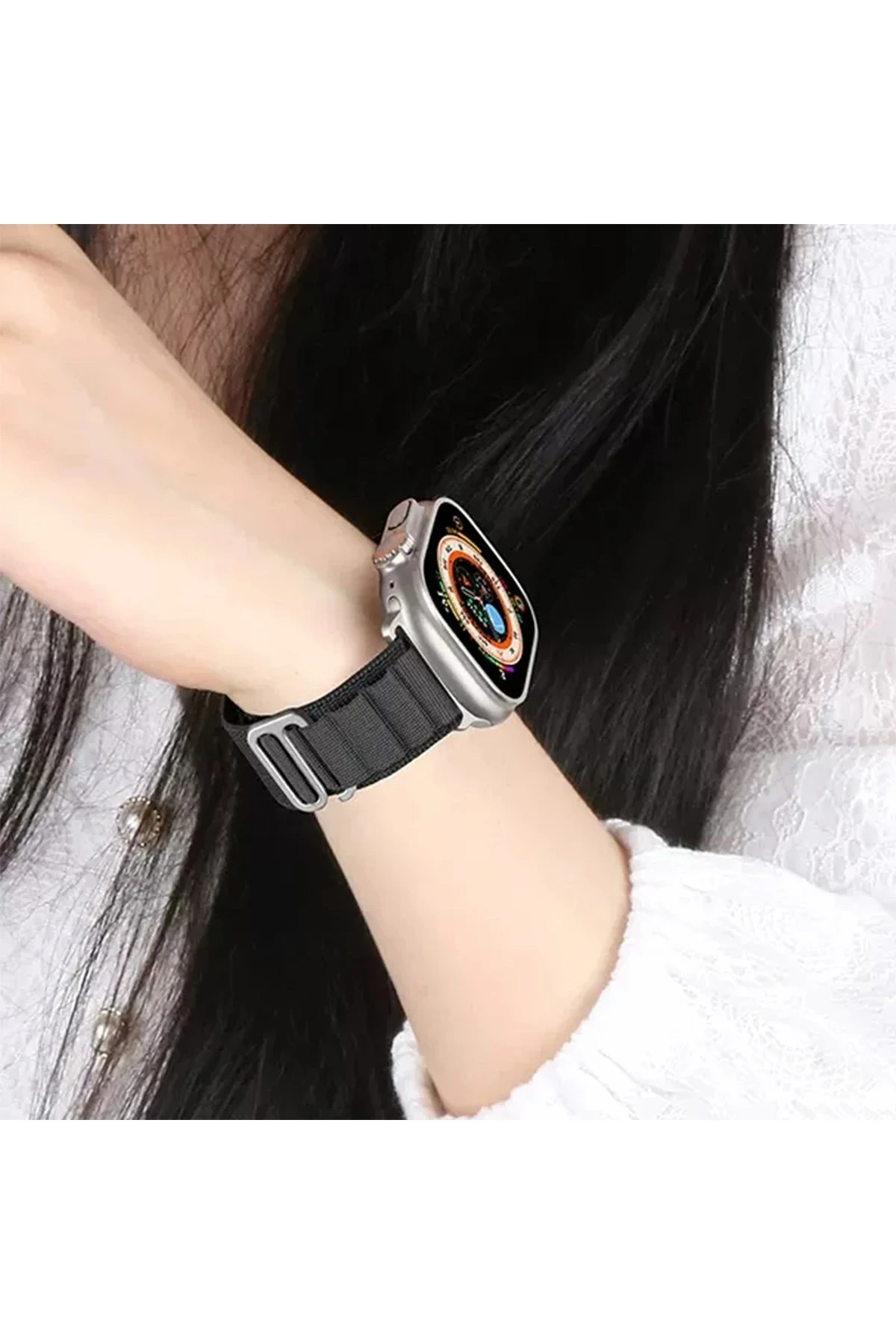 Newface Apple Watch 38mm Mountain Kordon - Siyah — görsel 2
