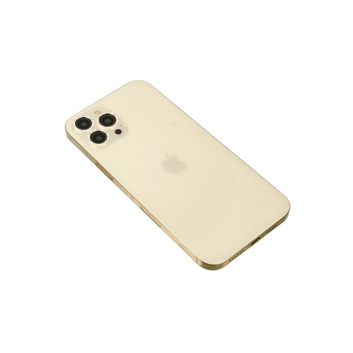Newface Apple iPhone 12 Pro Diamond Kamera Lens - Gold — görsel 3