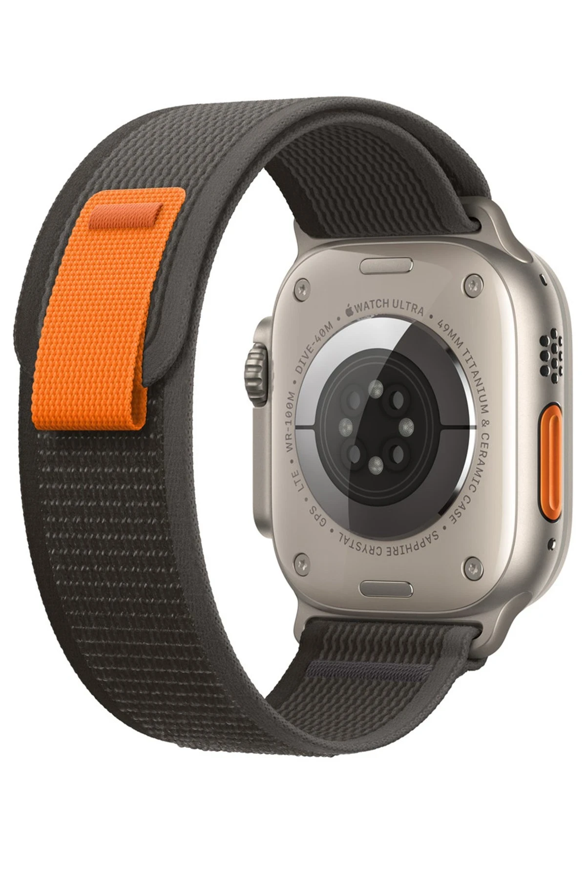 Newface Apple Watch 38mm Trail Kordon - Siyah-Gri — görsel 3