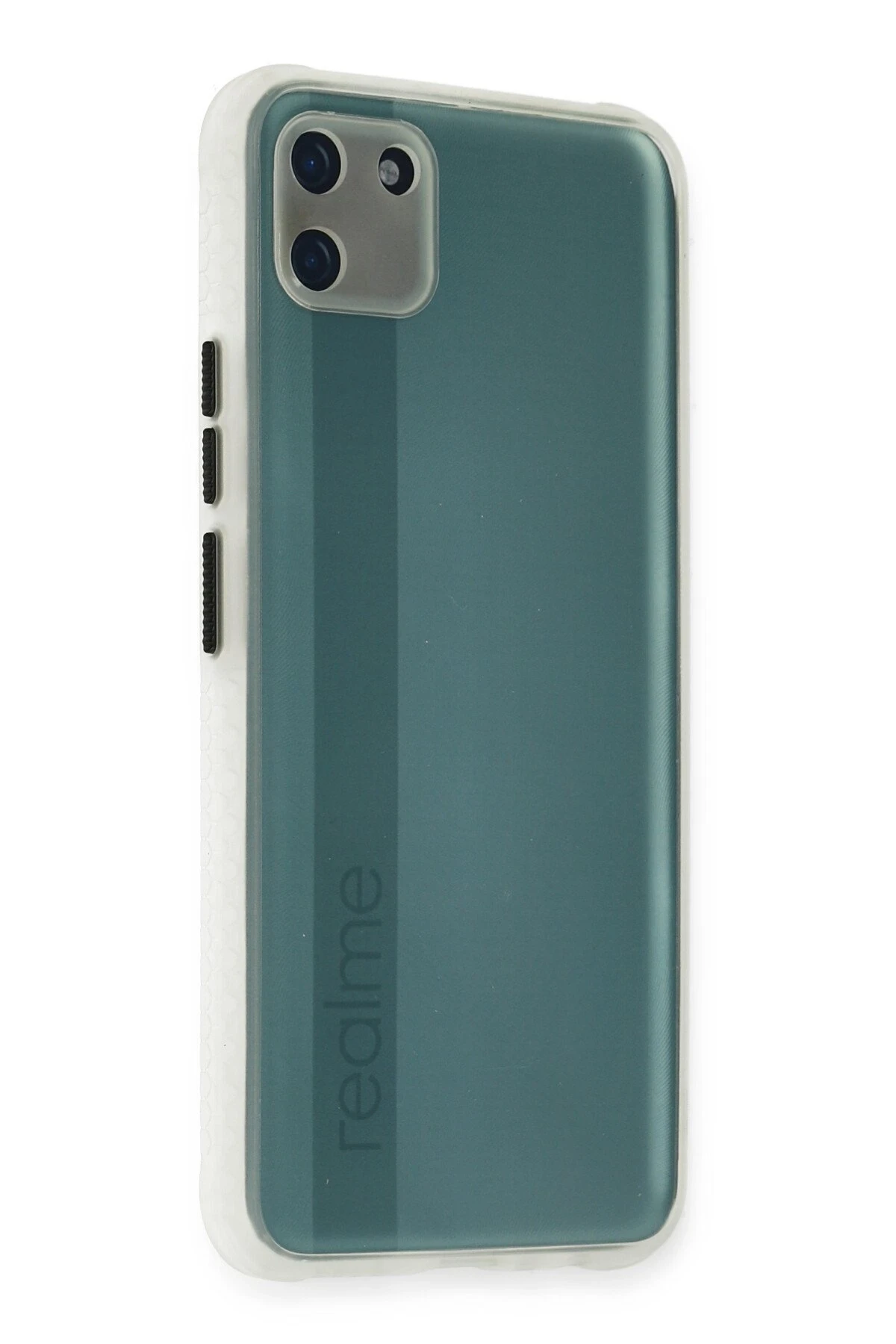 Newface Realme C11 Kılıf Miami Şeffaf Silikon - Şeffaf
