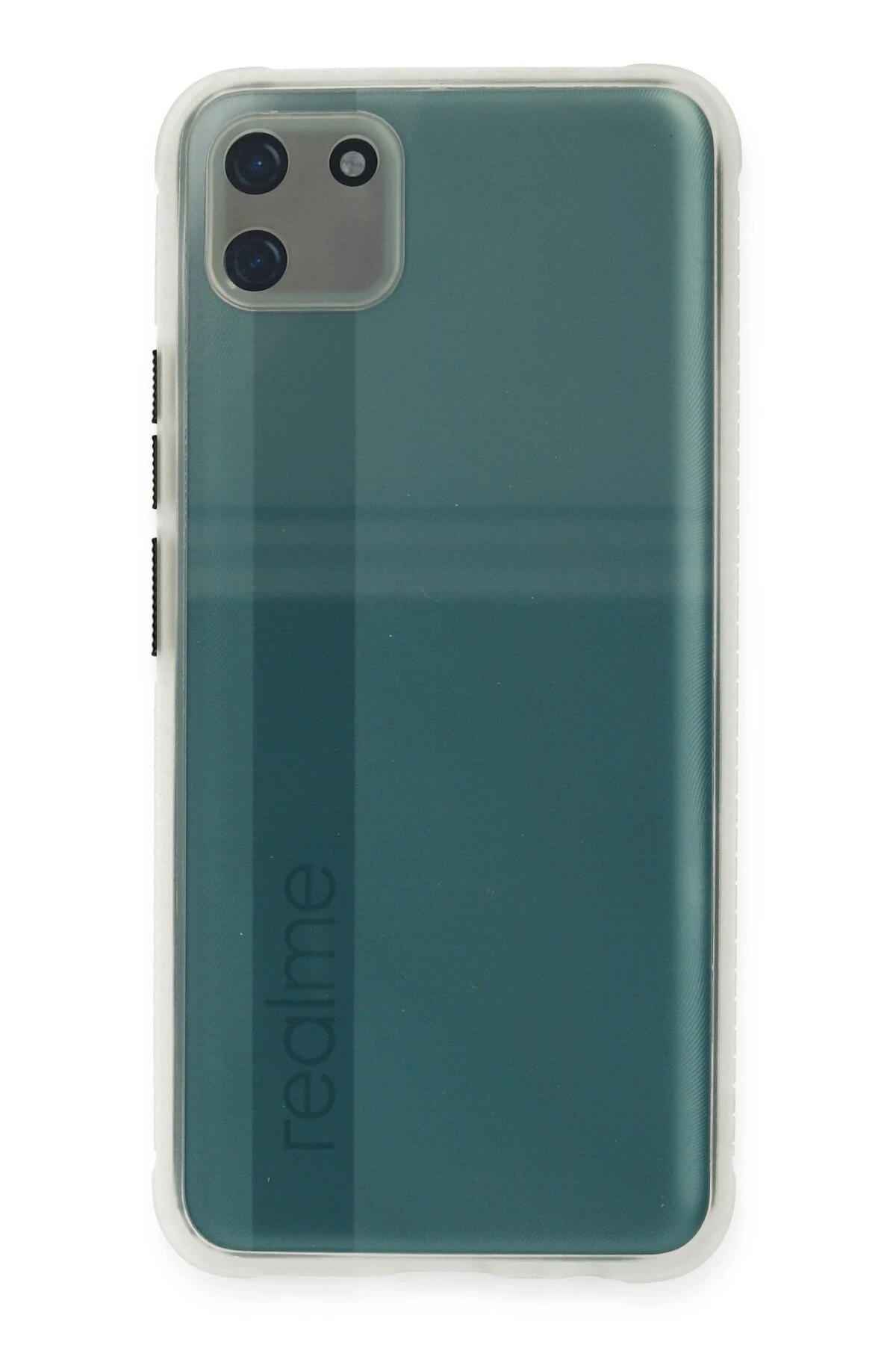 Newface Realme C11 Kılıf Miami Şeffaf Silikon - Şeffaf