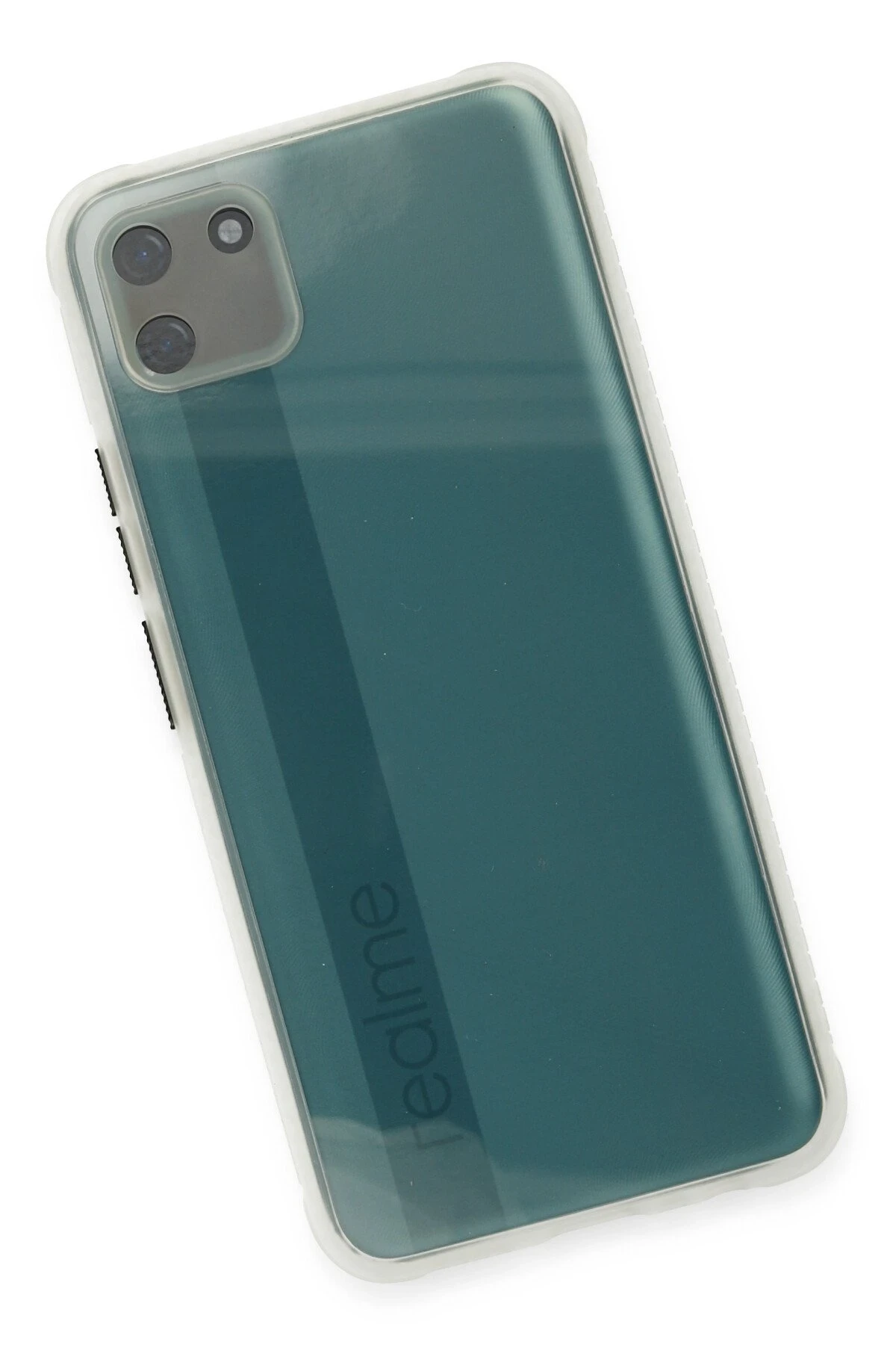 Newface Realme C11 Kılıf Miami Şeffaf Silikon - Şeffaf